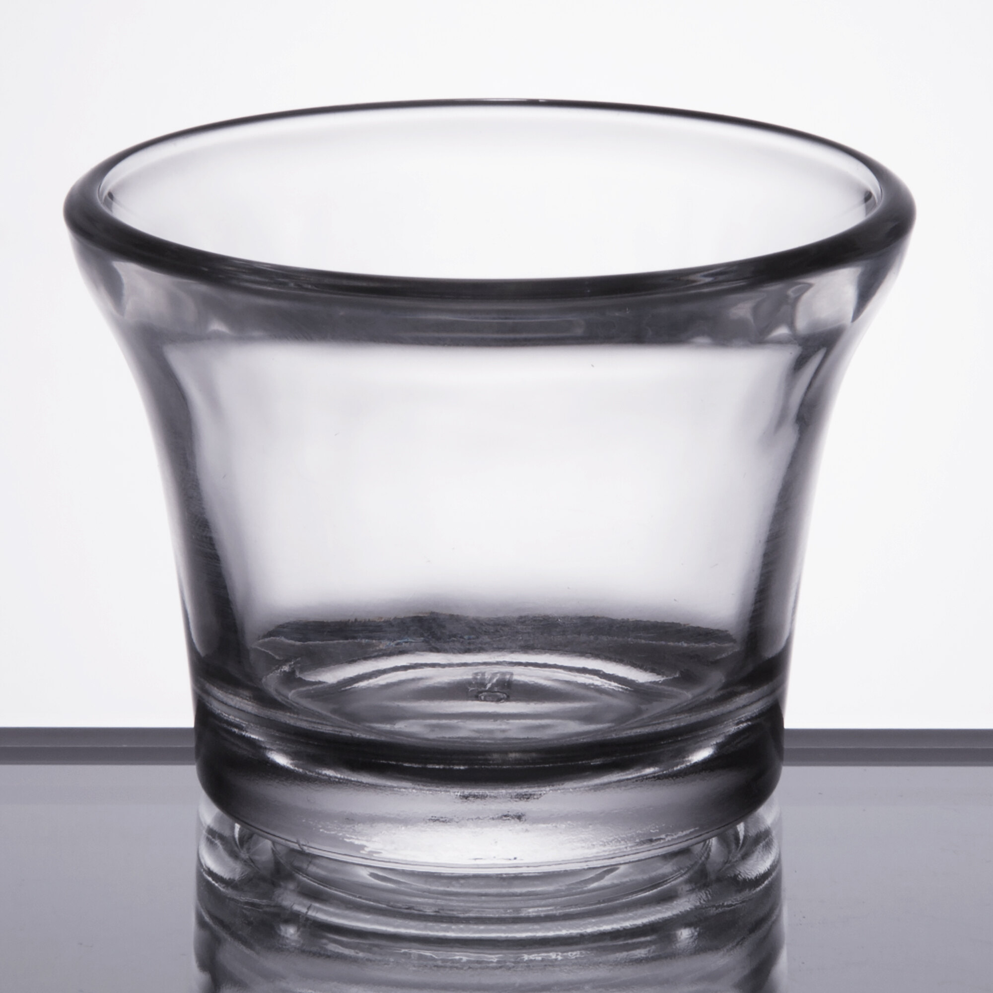 Libbey 5160 2.25 oz. Glass Round Oyster Cup / Sauce Cup 36/Pack