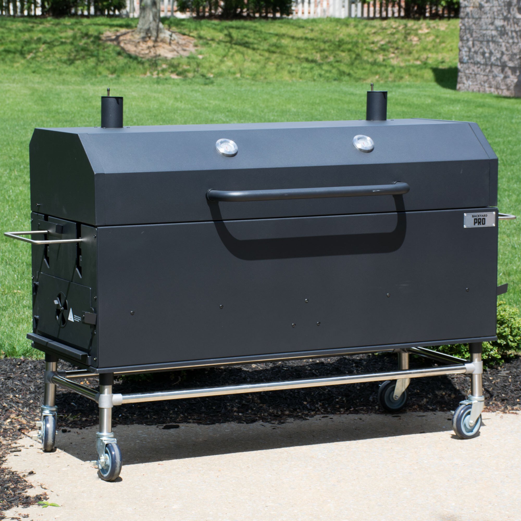 Backyard Pro 60" Charcoal / Wood Smoker - 884727