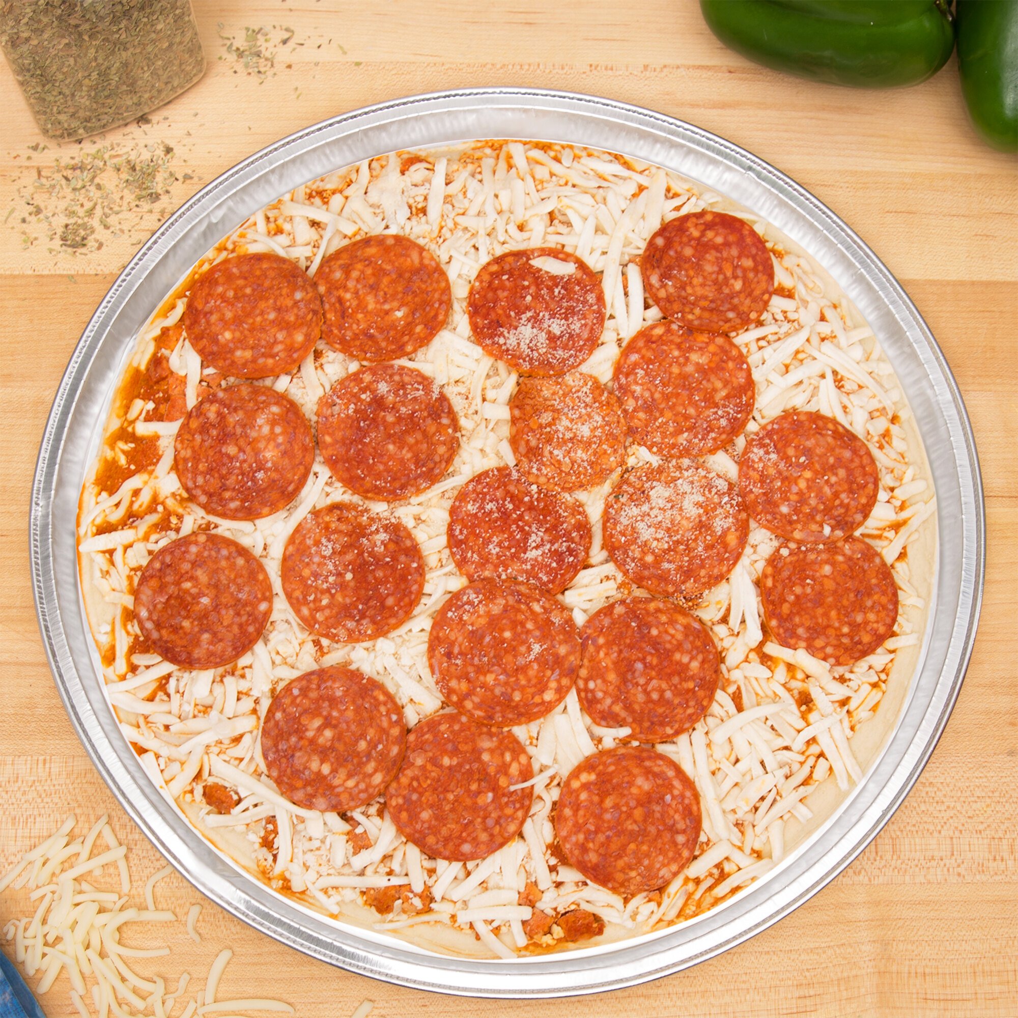 D&W Fine Pack 19120 13" Foil Pizza Pan 250/Case