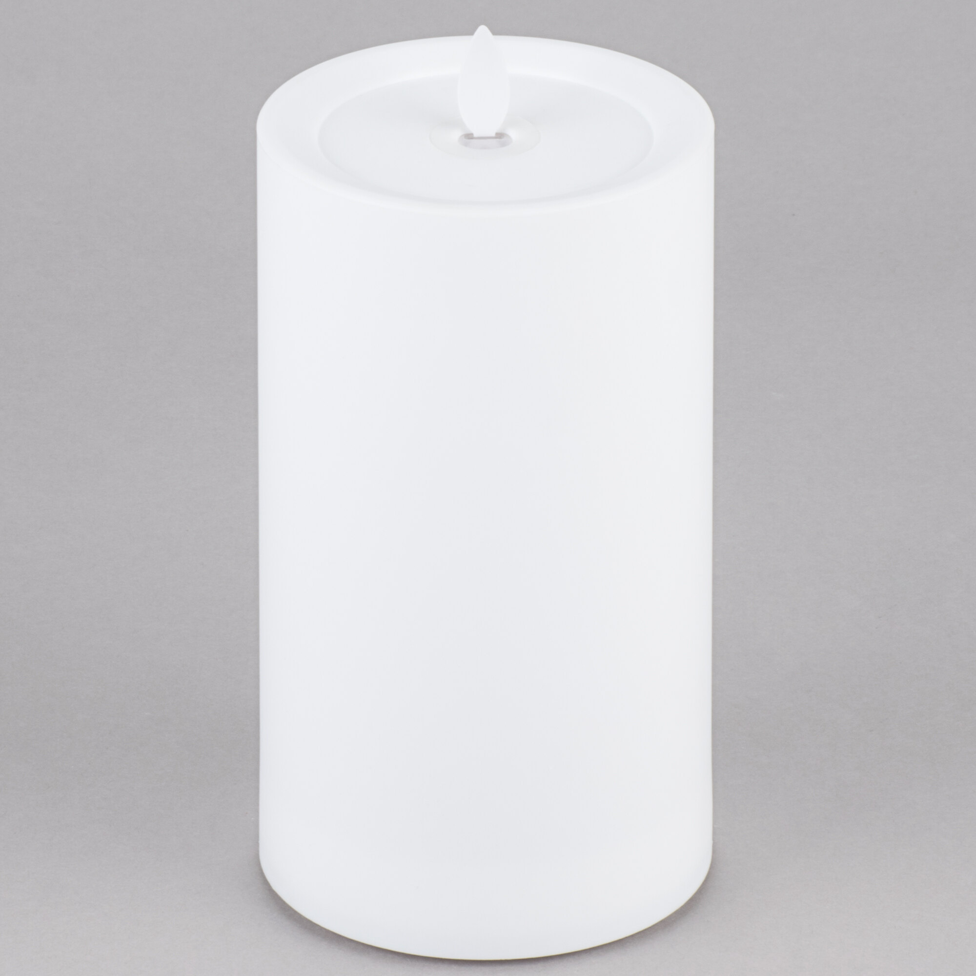 Sterno 60164 Mirage 7" White AllWeather Programmable Flameless