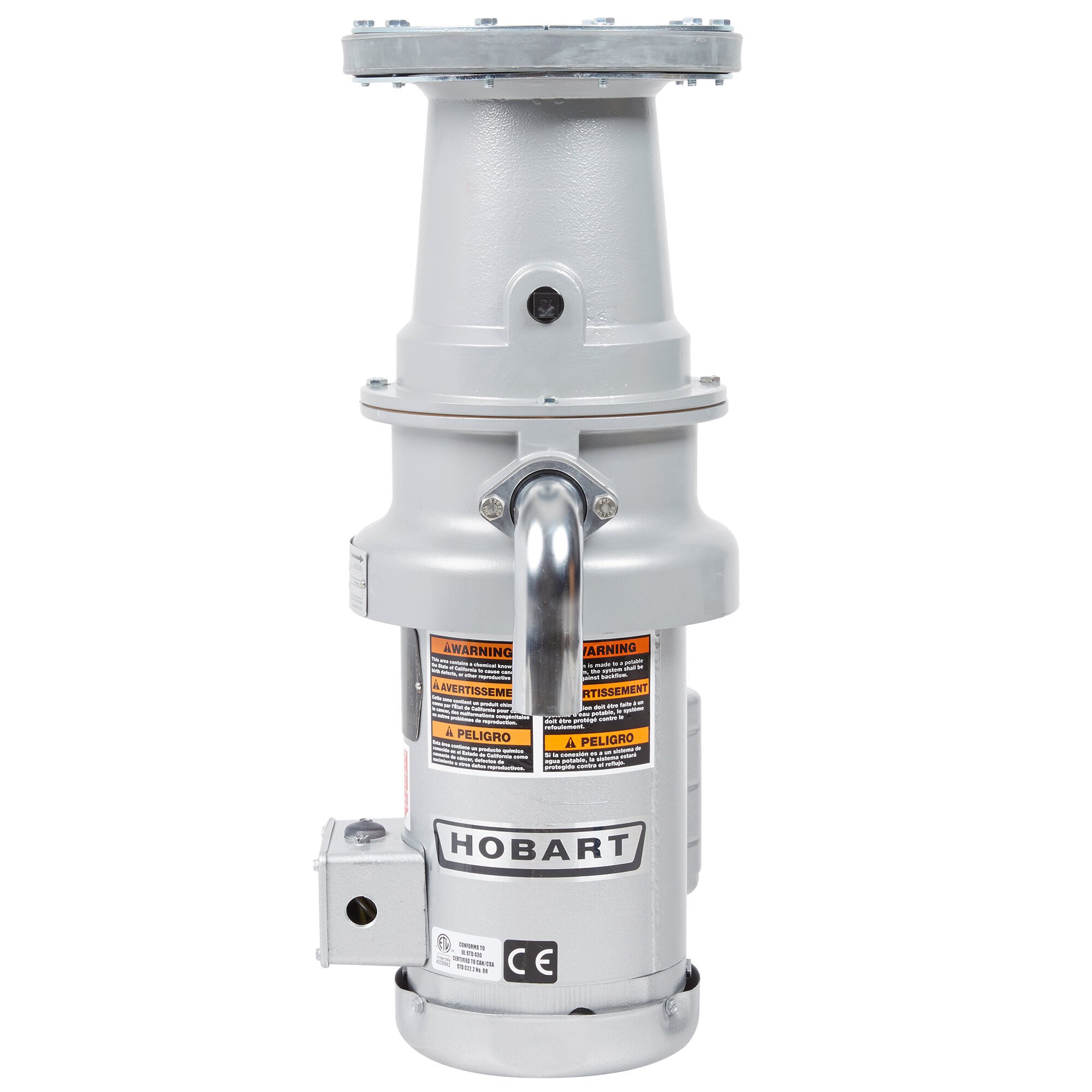 Hobart FD4/1254 Commercial Garbage Disposer with Long Upper Housing
