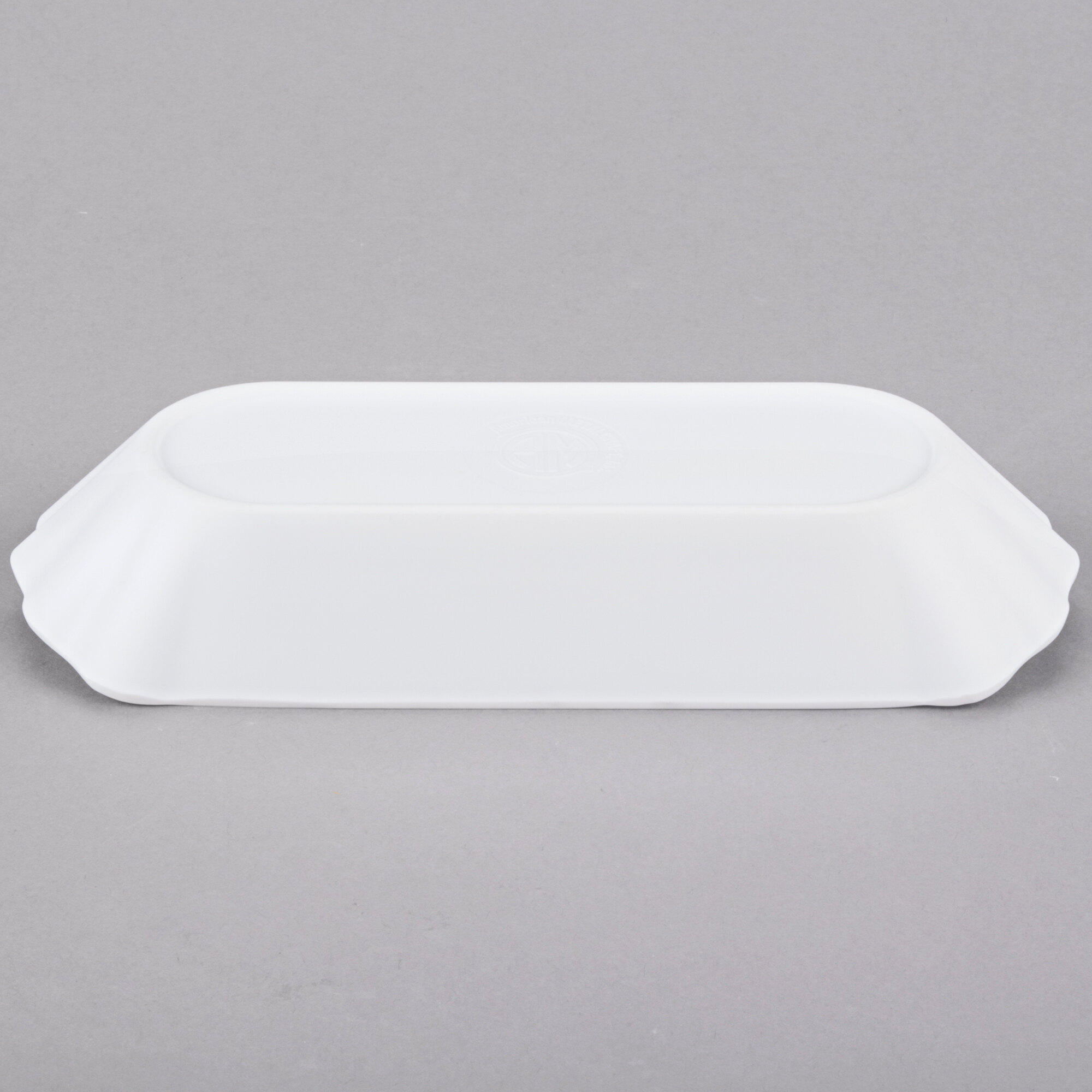 American Metalcraft MPHD Endurance 8 1/8" x 3" x 1 1/2" Melamine Hot Dog Tray