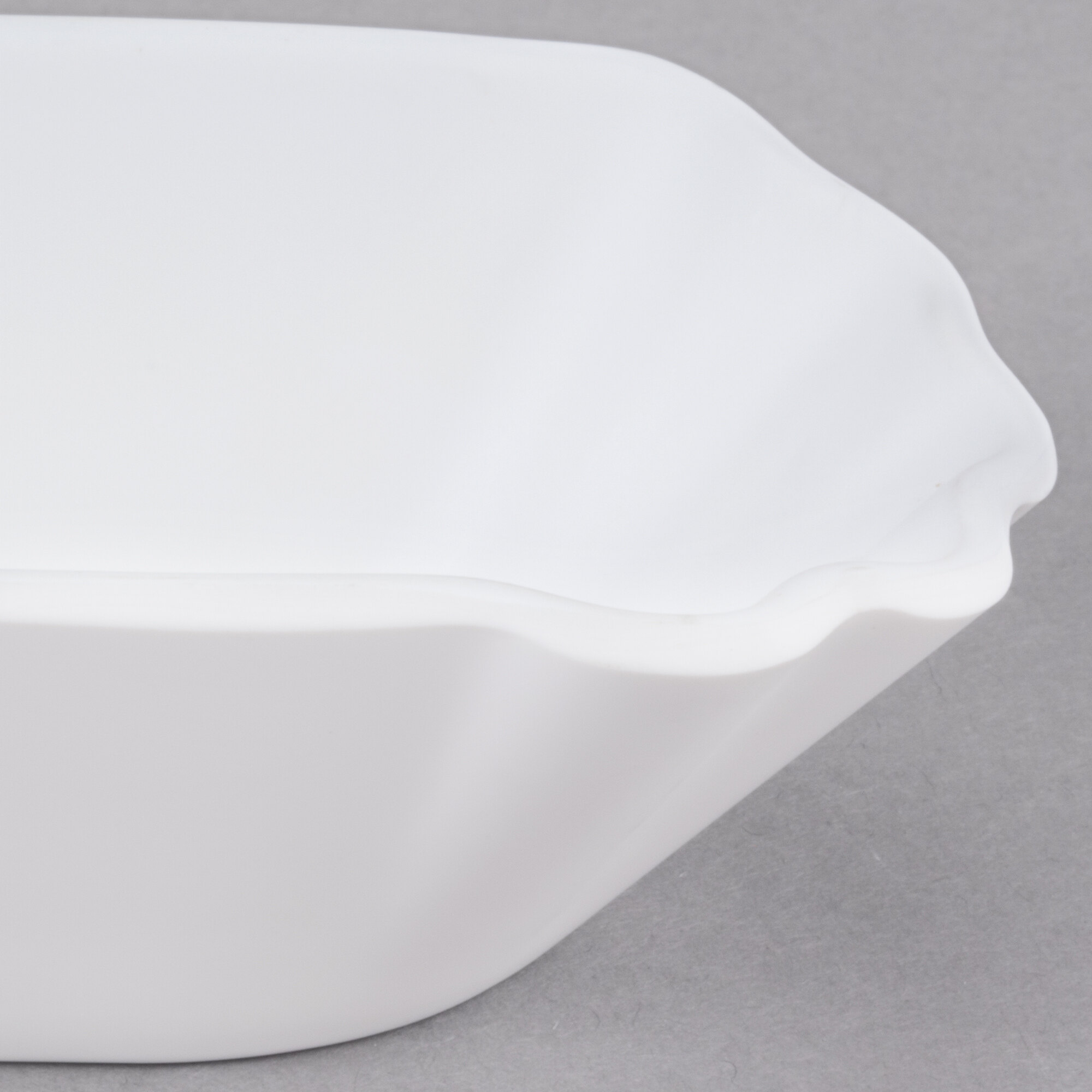 American Metalcraft MPHD Endurance 8 1/8" x 3" x 1 1/2" Melamine Hot Dog Tray