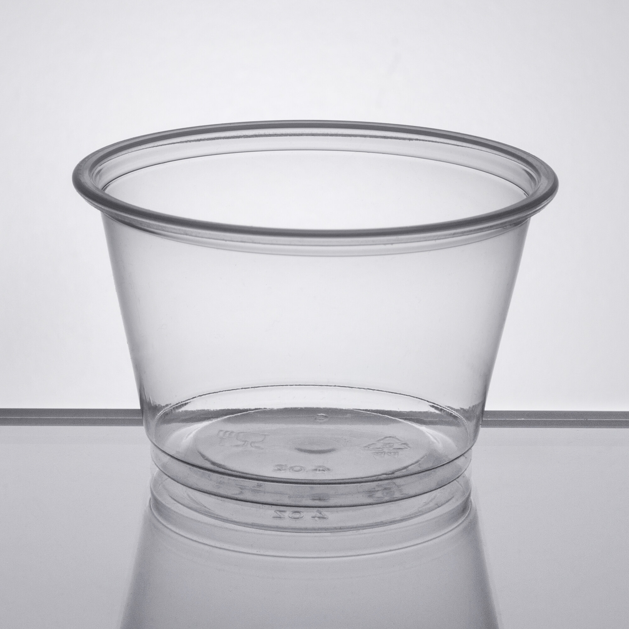 4 oz. Clear Plastic Souffle Cup / Portion Cup 100/Pack