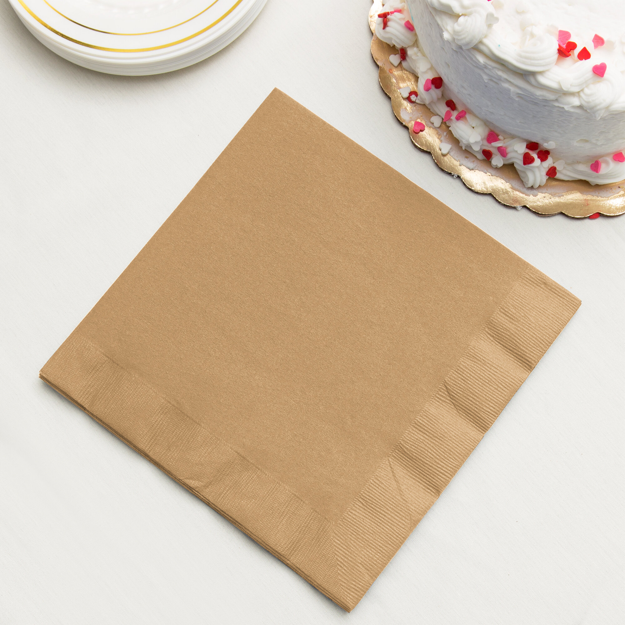 Glittering Gold 3Ply Dinner Napkin, Paper Creative Converting