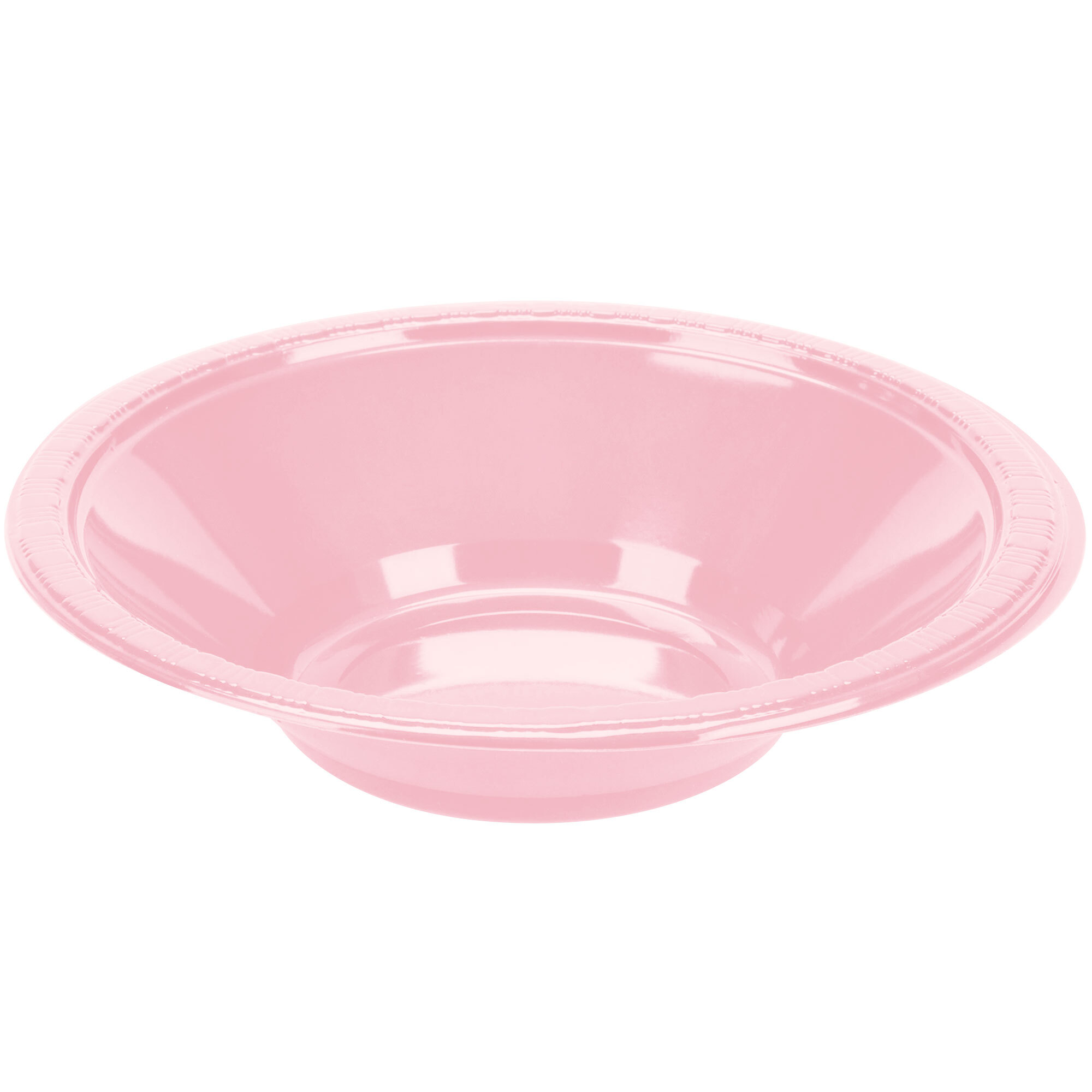 Creative Converting 28158051 12 oz. Classic Pink Plastic Bowl 20/Pack
