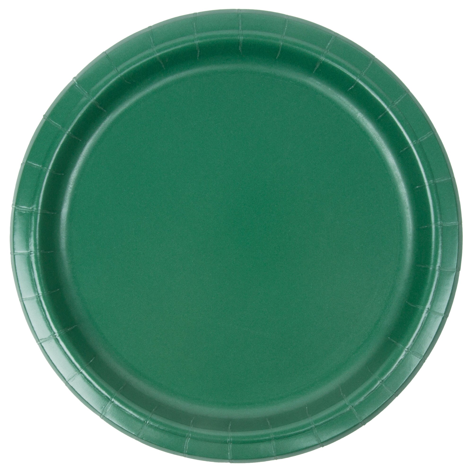 Creative Converting 473124B 9" Hunter Green Paper Plate 24/Pack