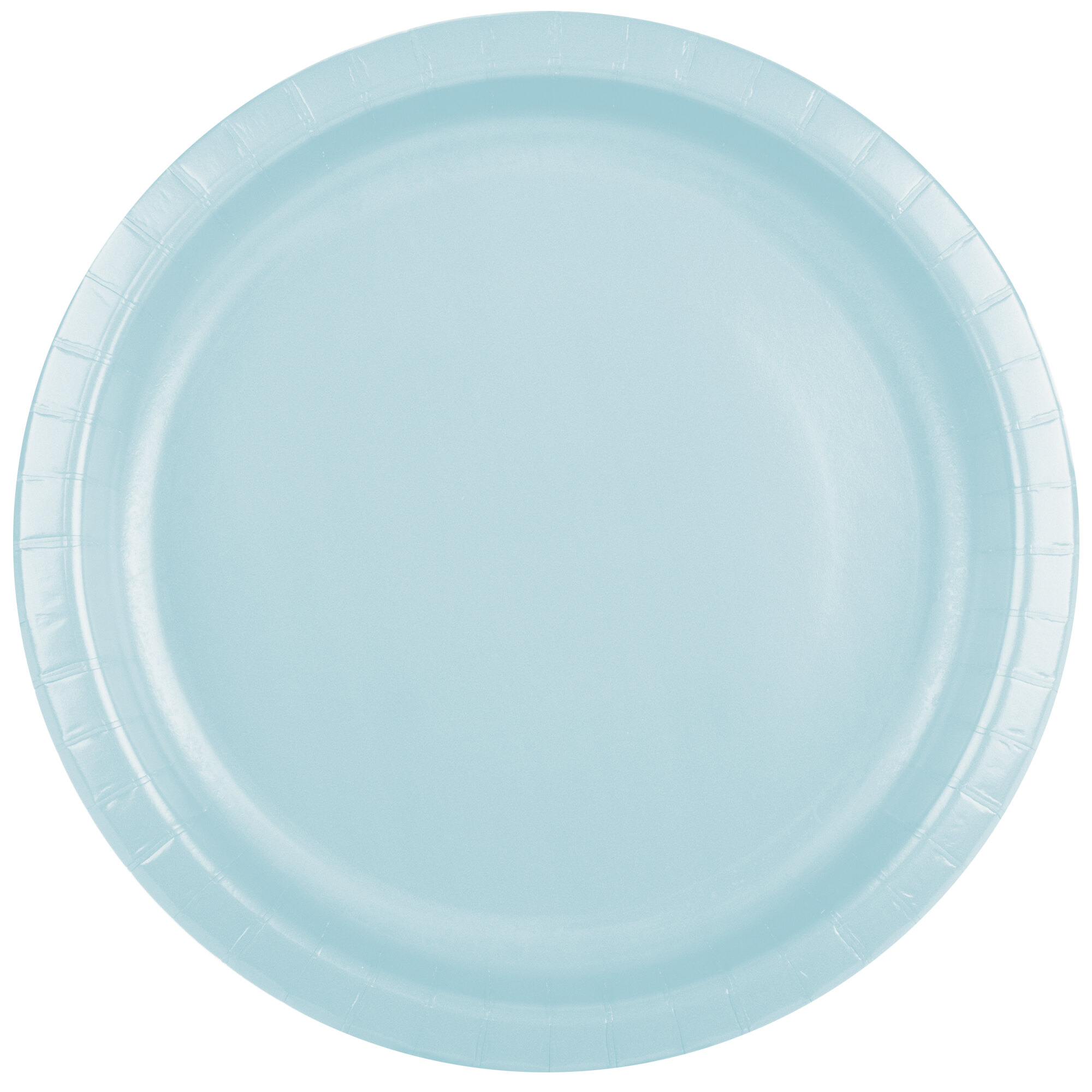 Creative Converting 50157B 10" Pastel Blue Paper Plate 24/Pack