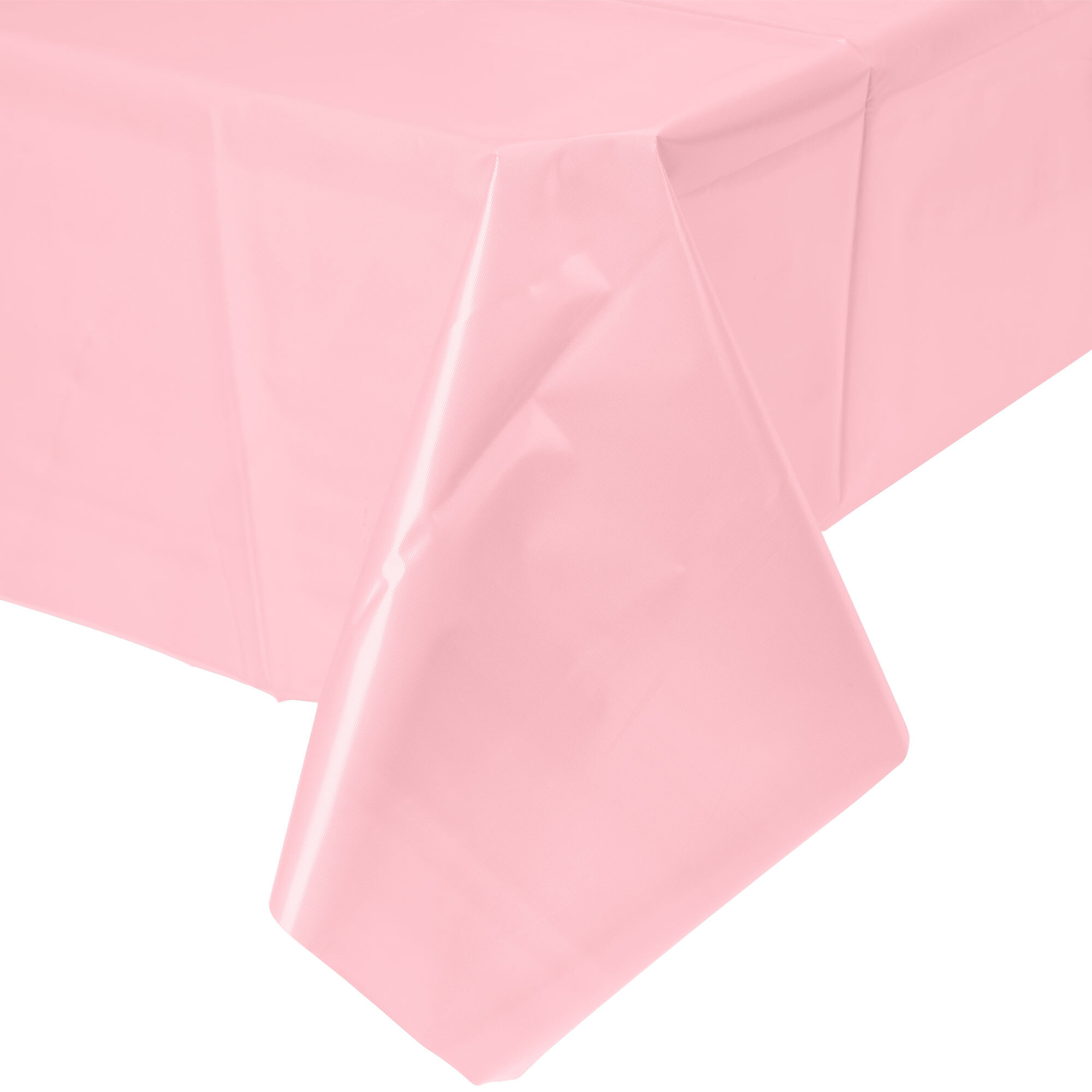 Creative Converting 014016B 54" x 108" Classic Pink Disposable Plastic