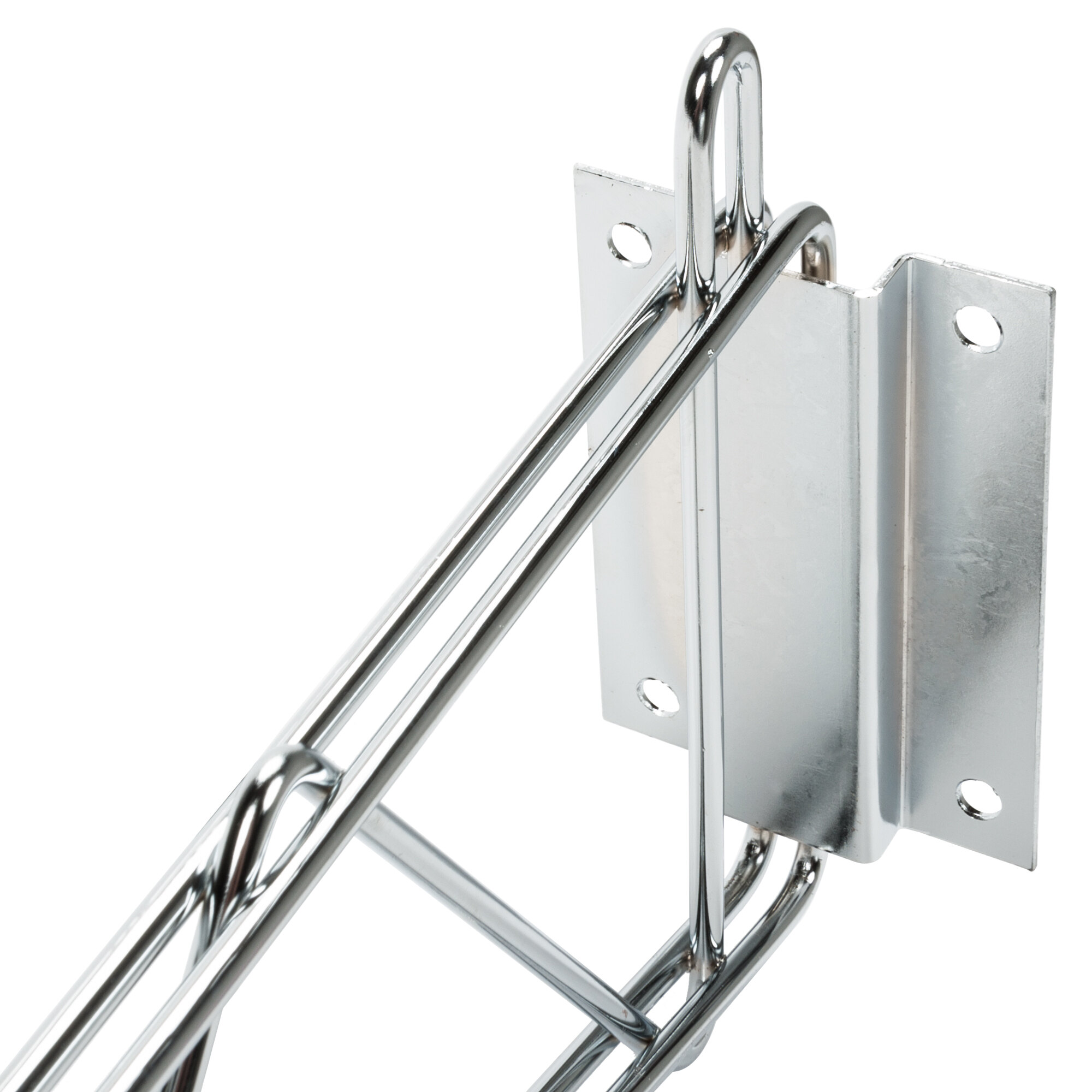 Regency 18" Deep Wall Mounting Bracket for Chrome Wire Shelving 2/Set