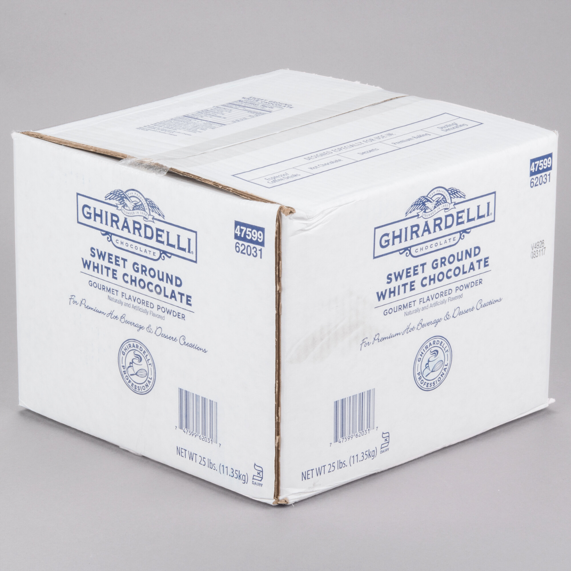 Ghirardelli White Chocolate Powder (Bulk, 25 lb. Bag)