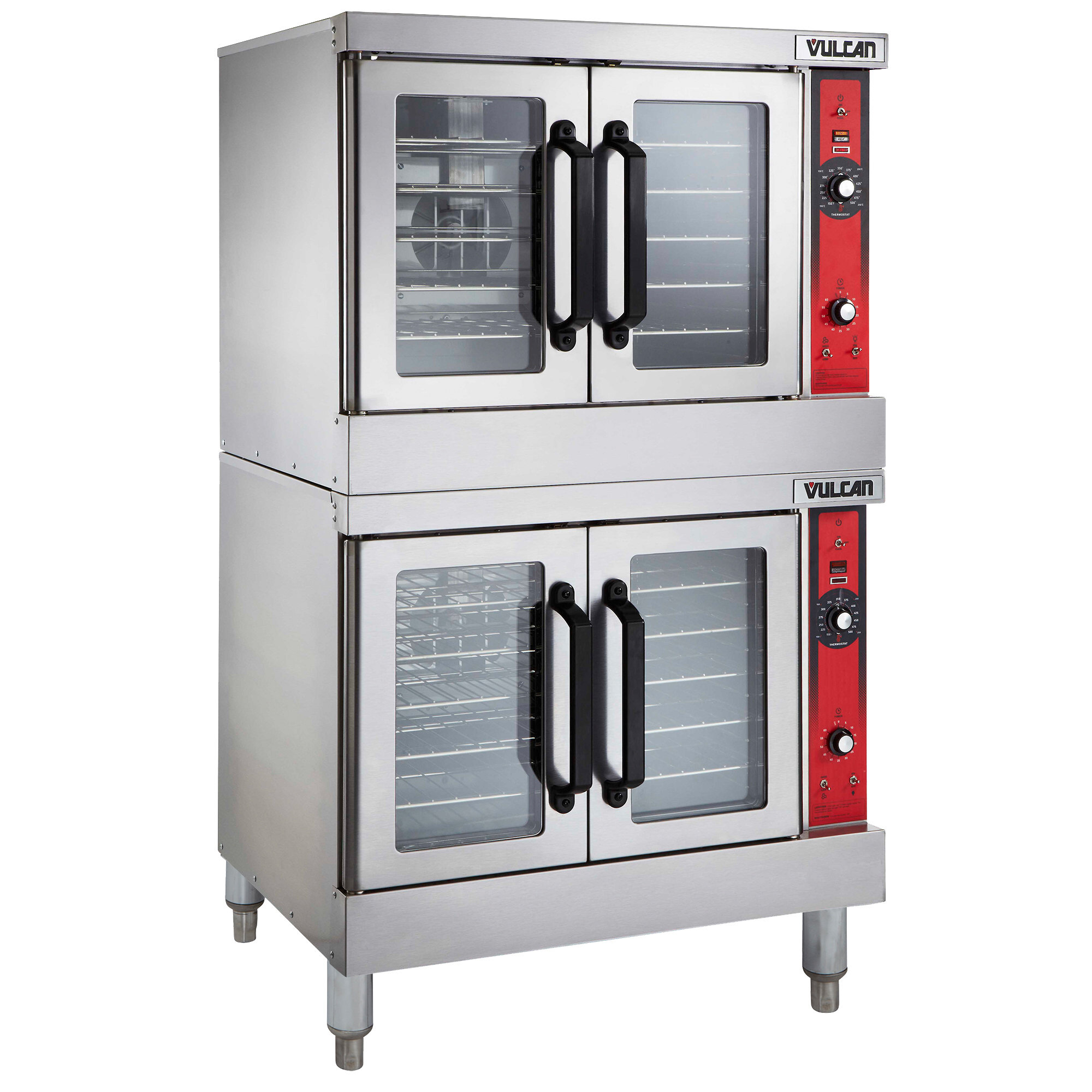 Vulcan VC44ED208/3 Double Deck Full Size Electric Convection Oven 208V, 3 Phase, 25 kW