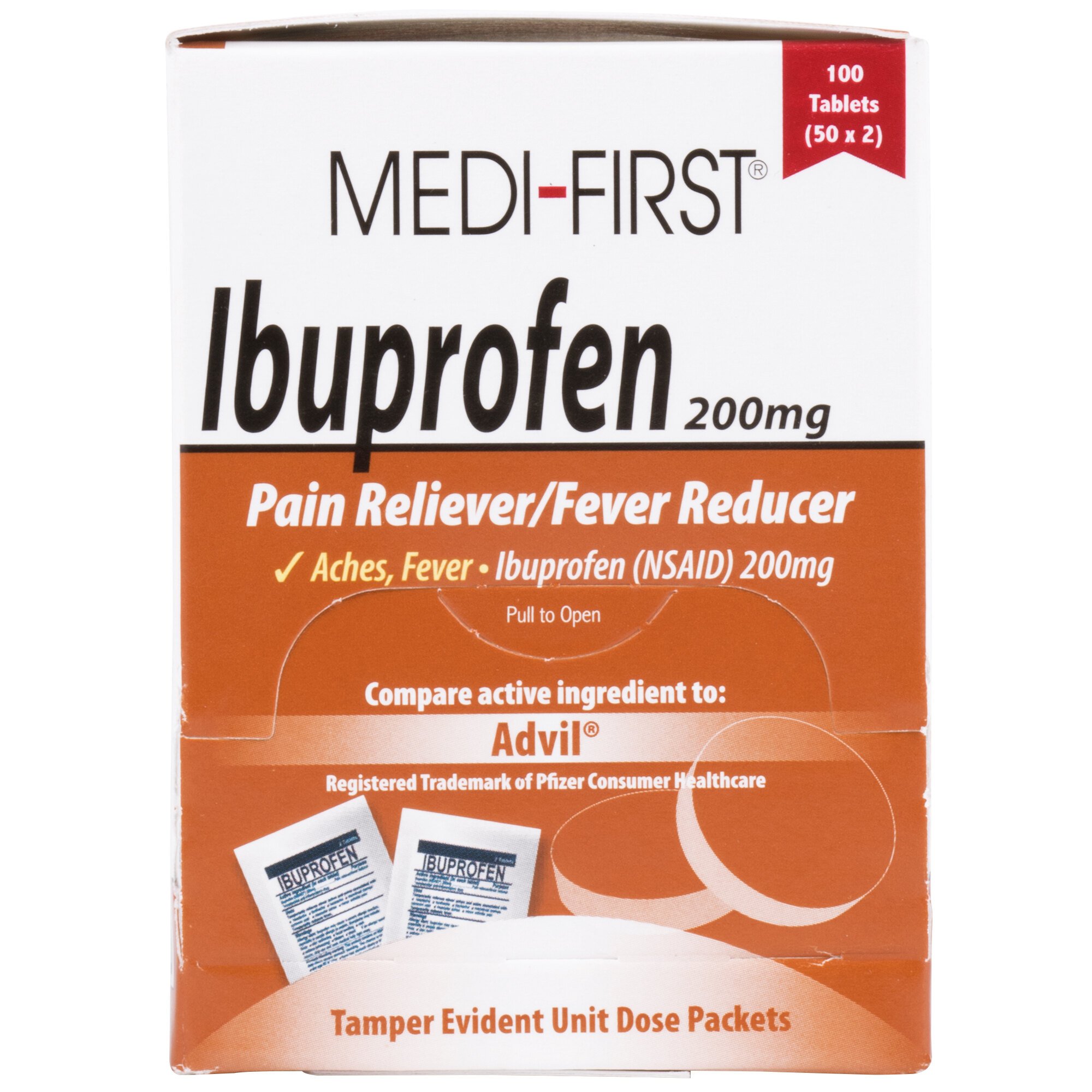 MediFirst Ibuprofen Tablets 100/Box