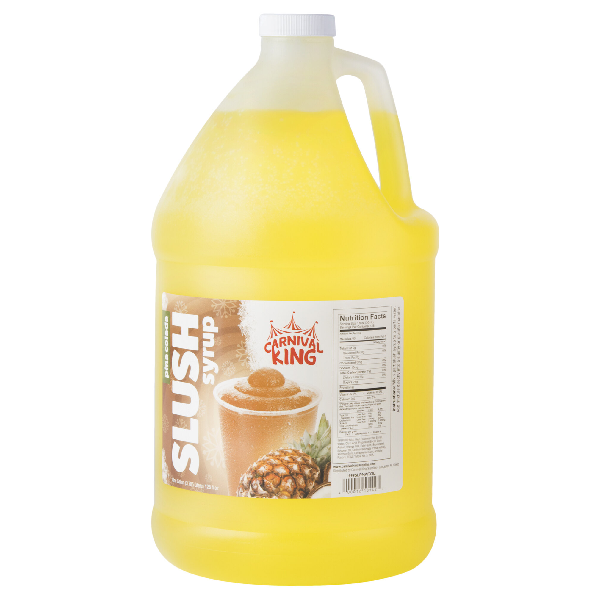 Carnival King Pina Colada Slushy Syrup (1 Gallon)