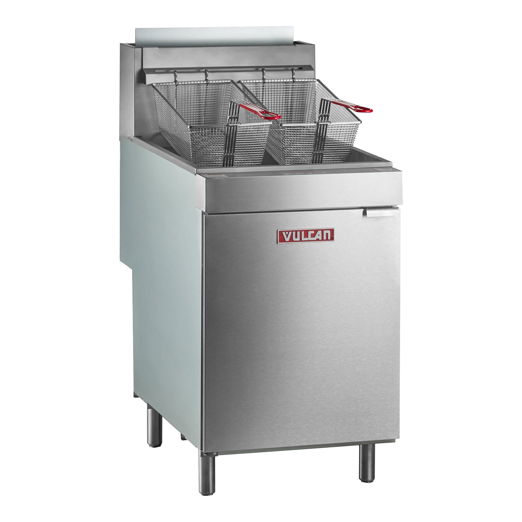 Friteuse sur pied au gaz naturel Vulcan LG500-1 65-70 lb - 150,000 BTU — image 1
