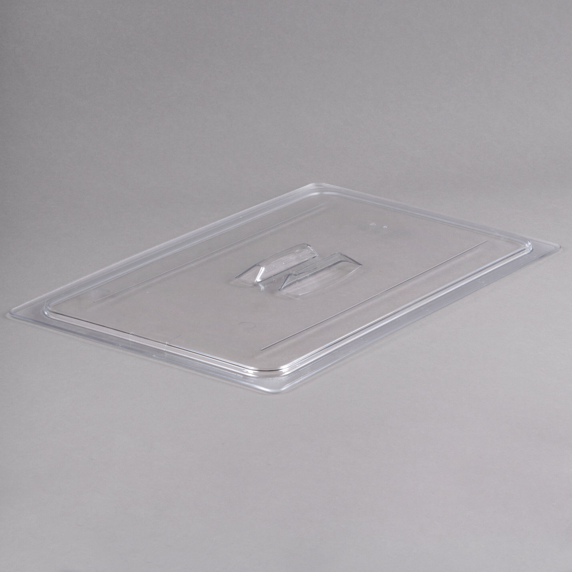 Cambro 10cwch135 Camwear Full Size Clear Polycarbonate Handled Lid