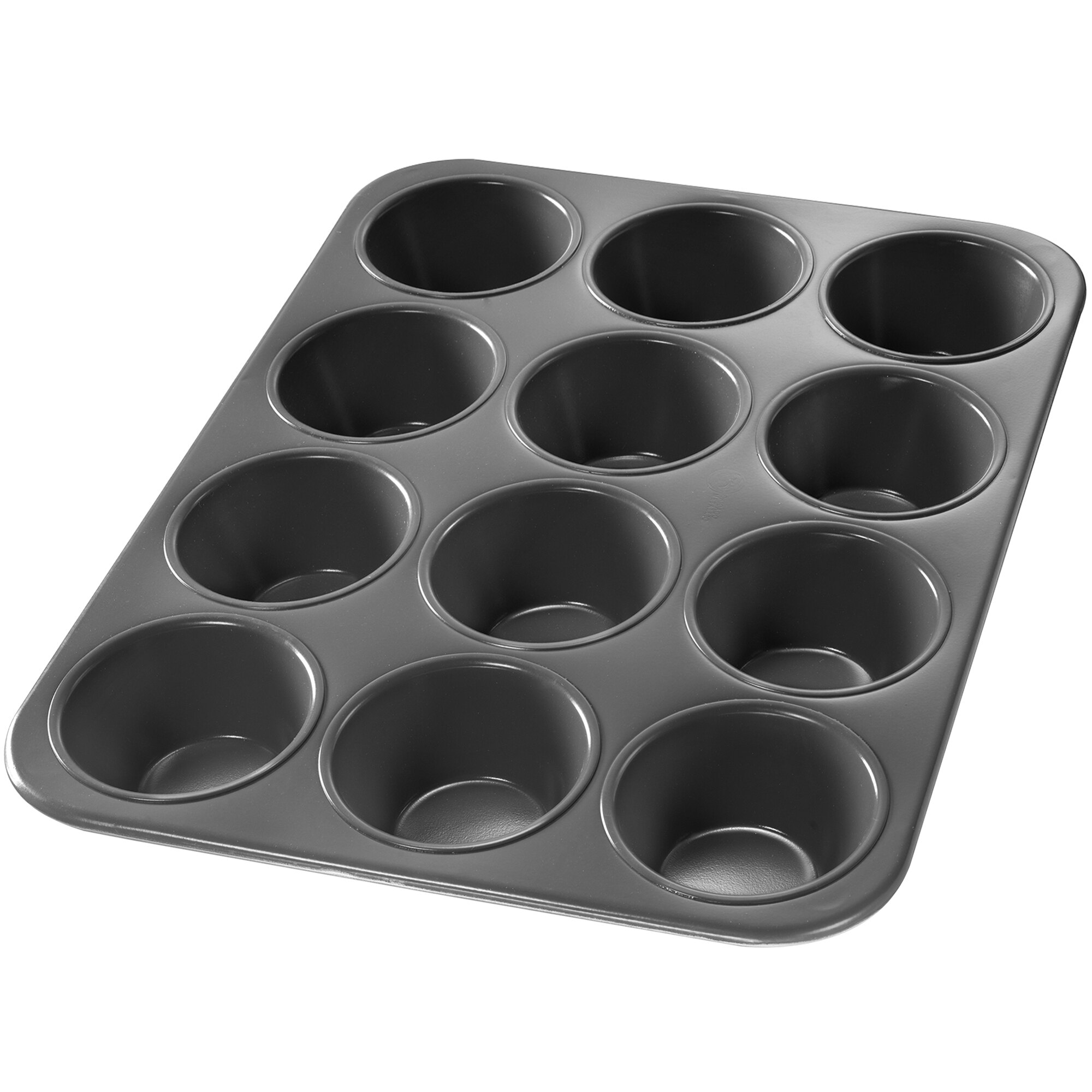 Chicago Metallic 43698 12 Mold 8.2 oz. Aluminized Steel Jumbo Pecan