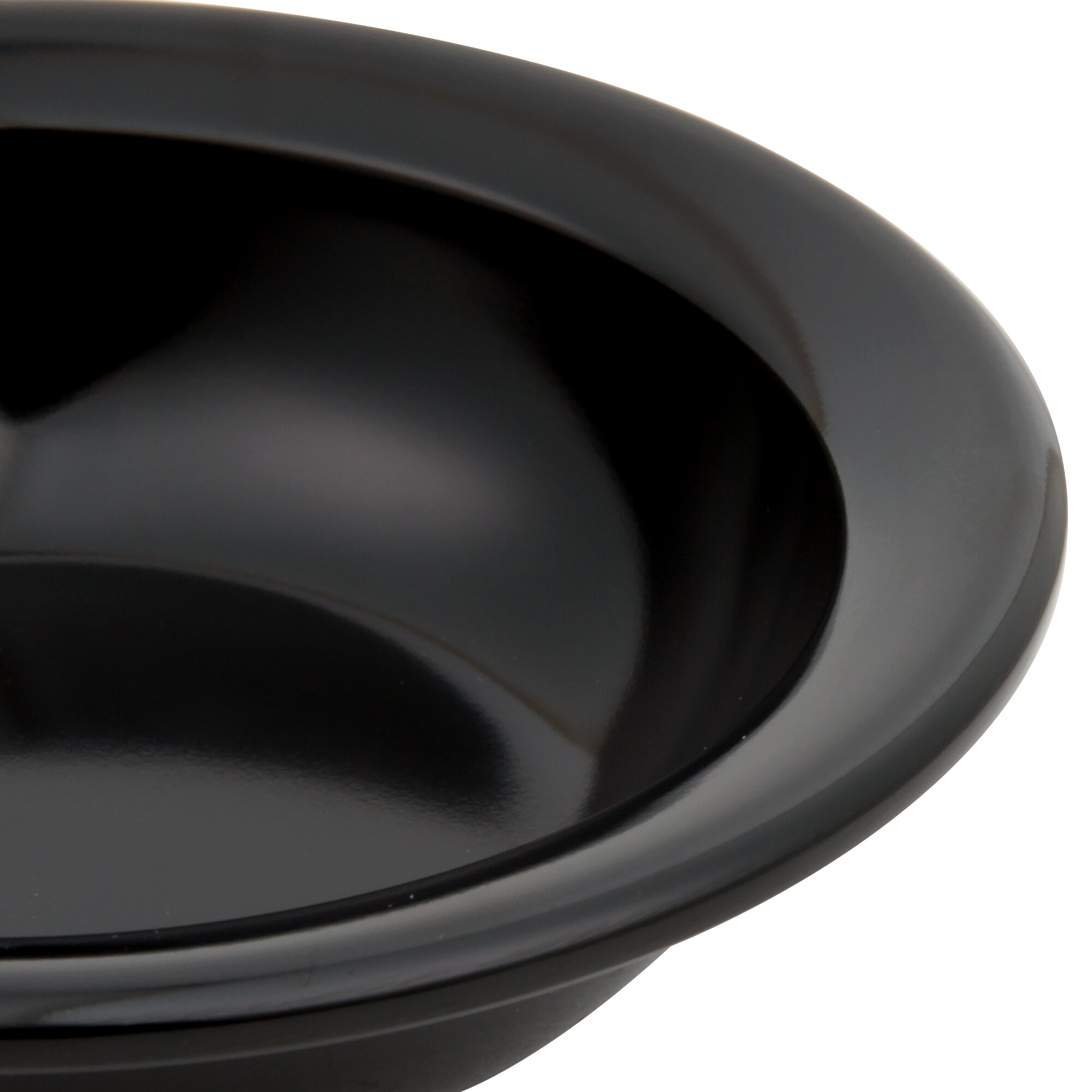 Carlisle 4353203 Dallas Ware 3.5 oz. Black Fruit Bowl 48/Case