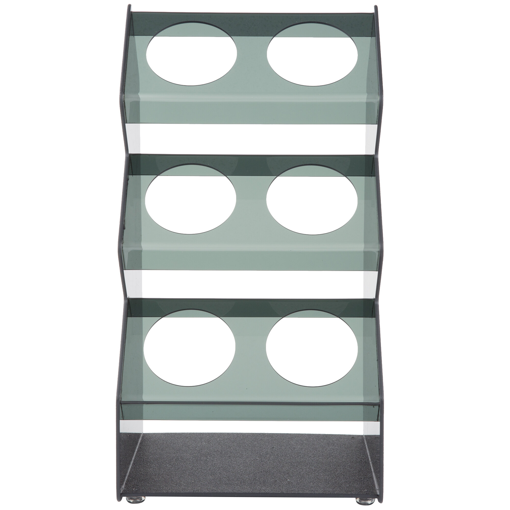 Vollrath FWVH3X2B Black Counterop 6Cylinder Vertical Flatware