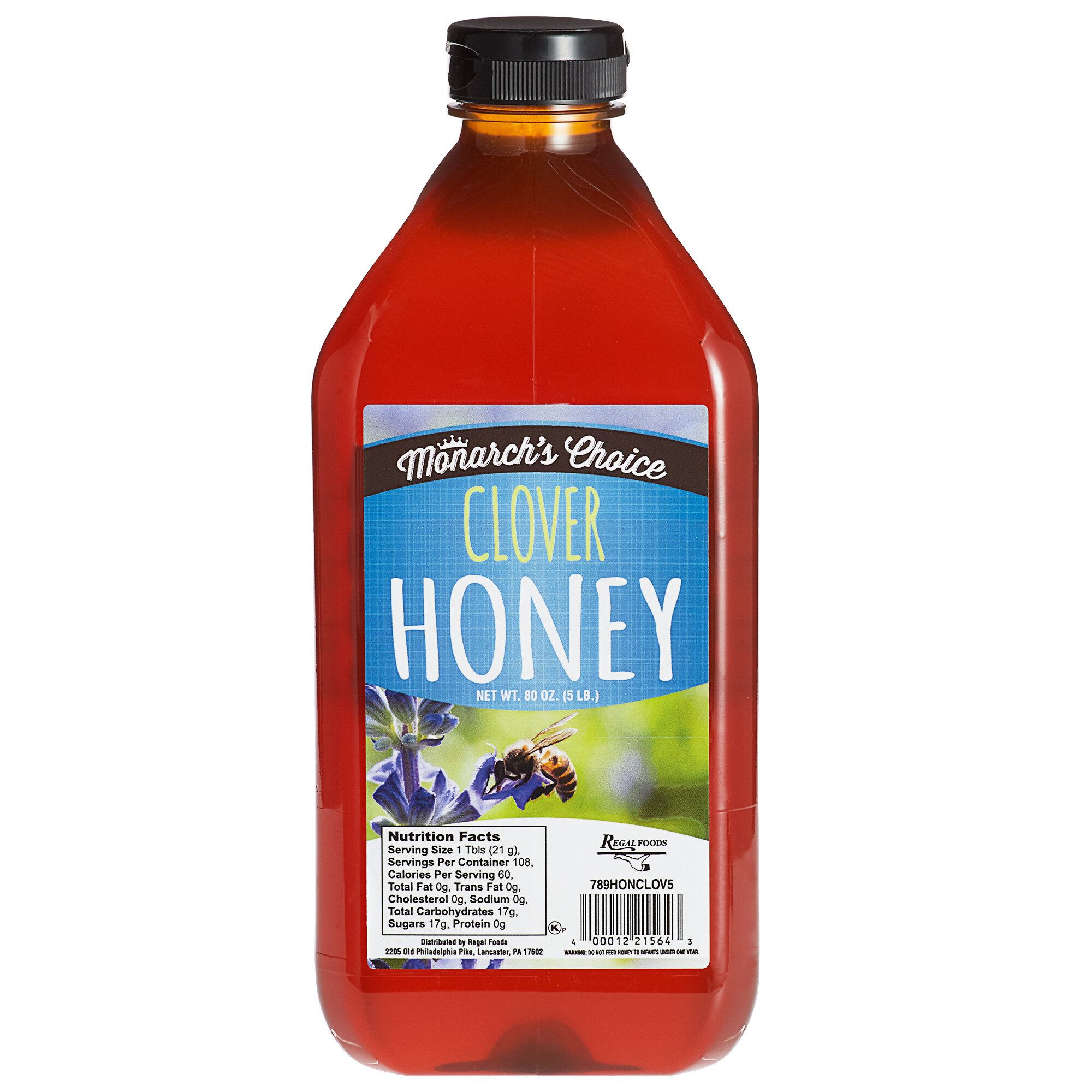 Monarchs Choice 5 Lb Clover Honey