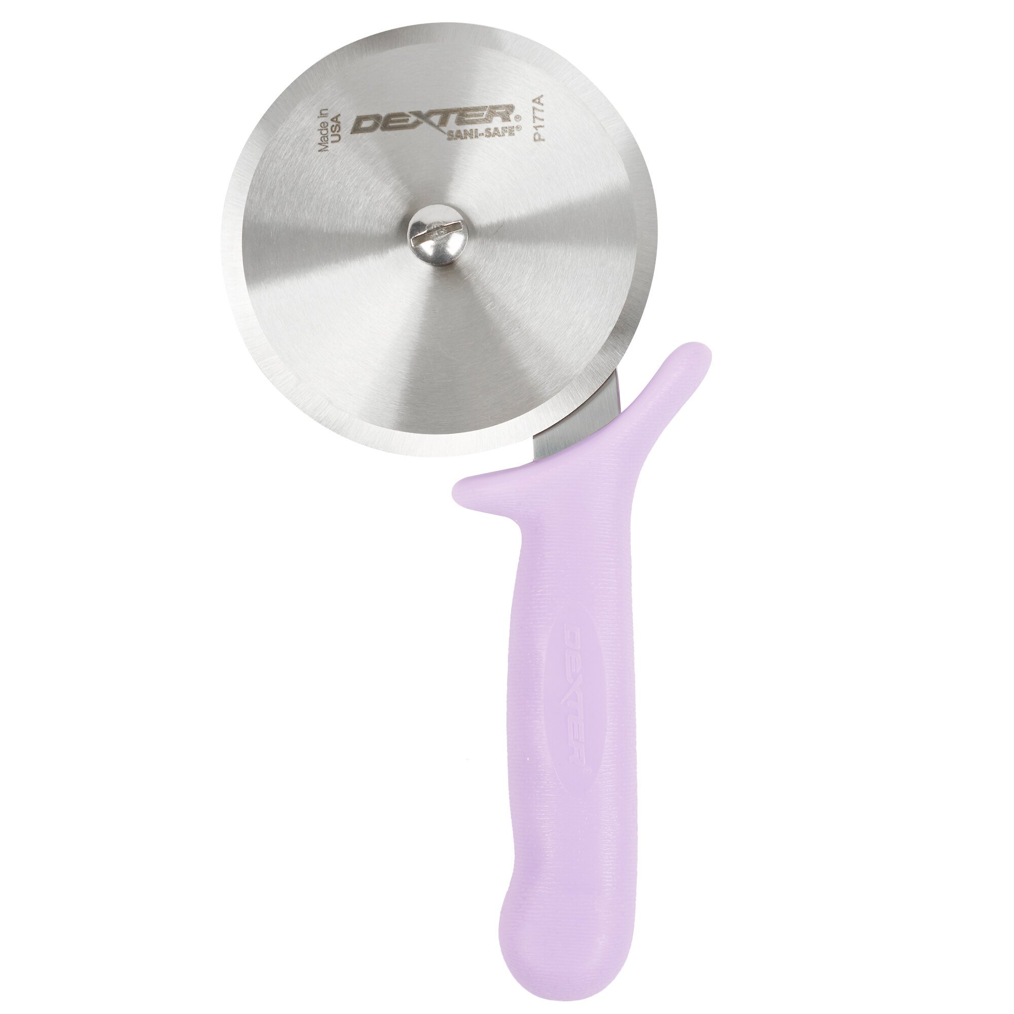 DexterRussell 18023P 4" SaniSafe Purple Handle Pizza Cutter