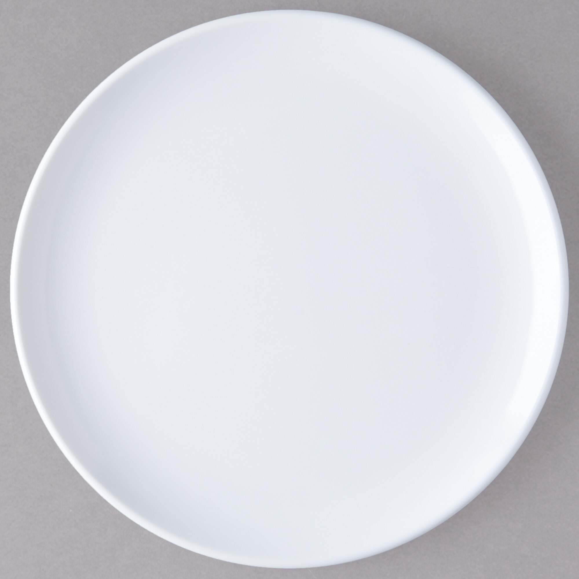 Carlisle 4380302 Epicure 8" White Melamine Plate 48/Case