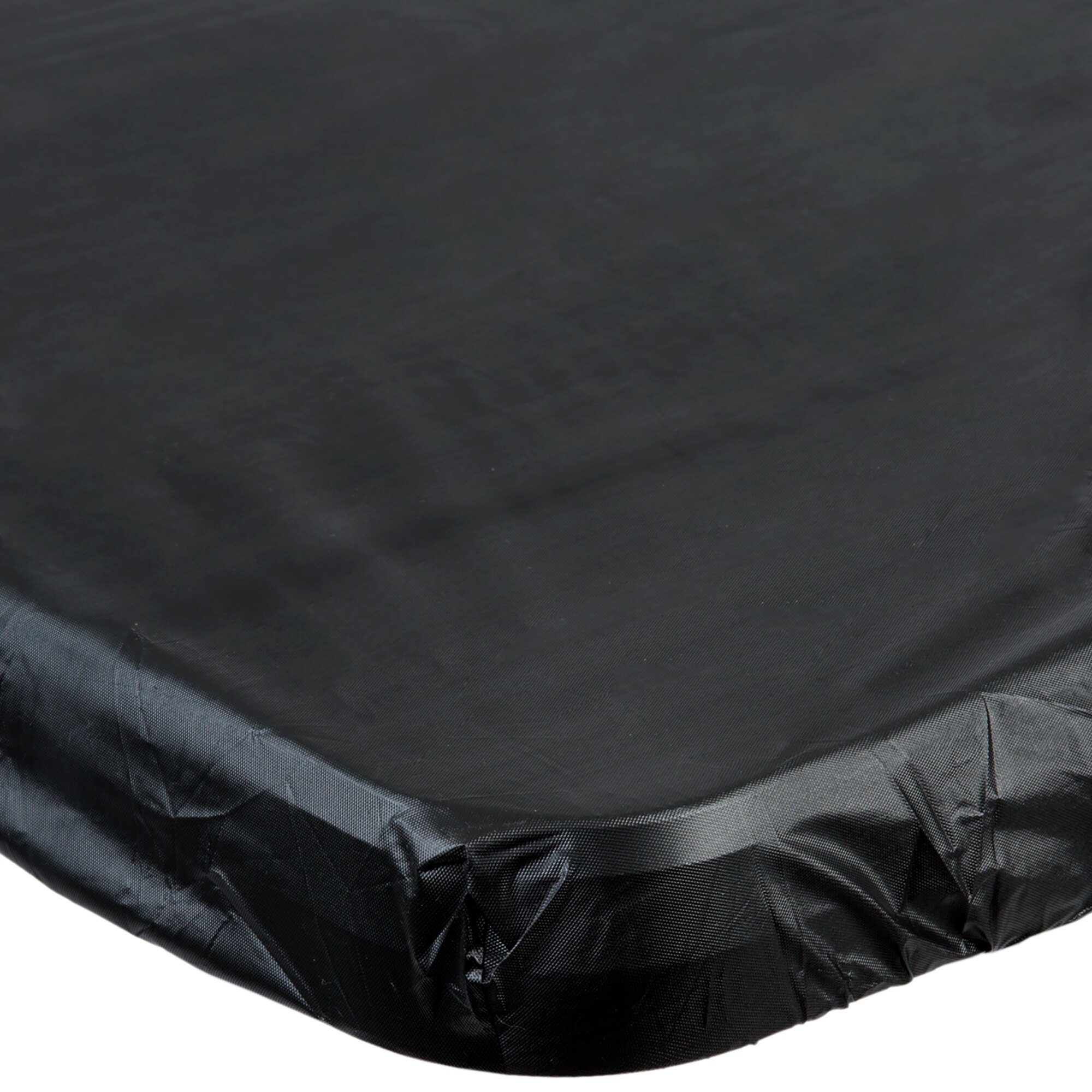 Creative Converting 701000 Stay Put Black 29" x 72" Rectangular Plastic