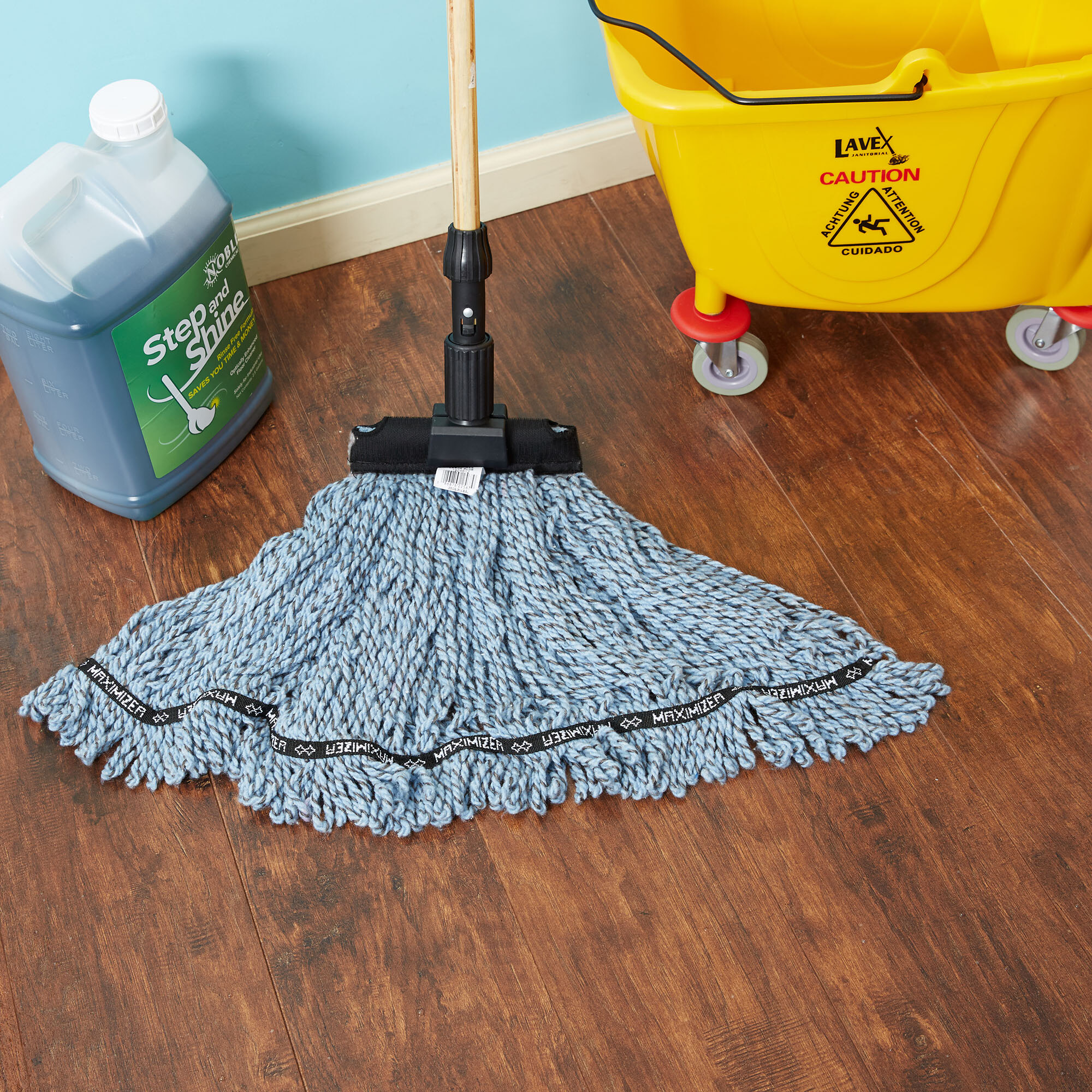 Rubbermaid 1924812 Blue Microfiber Mop Head staurantStore