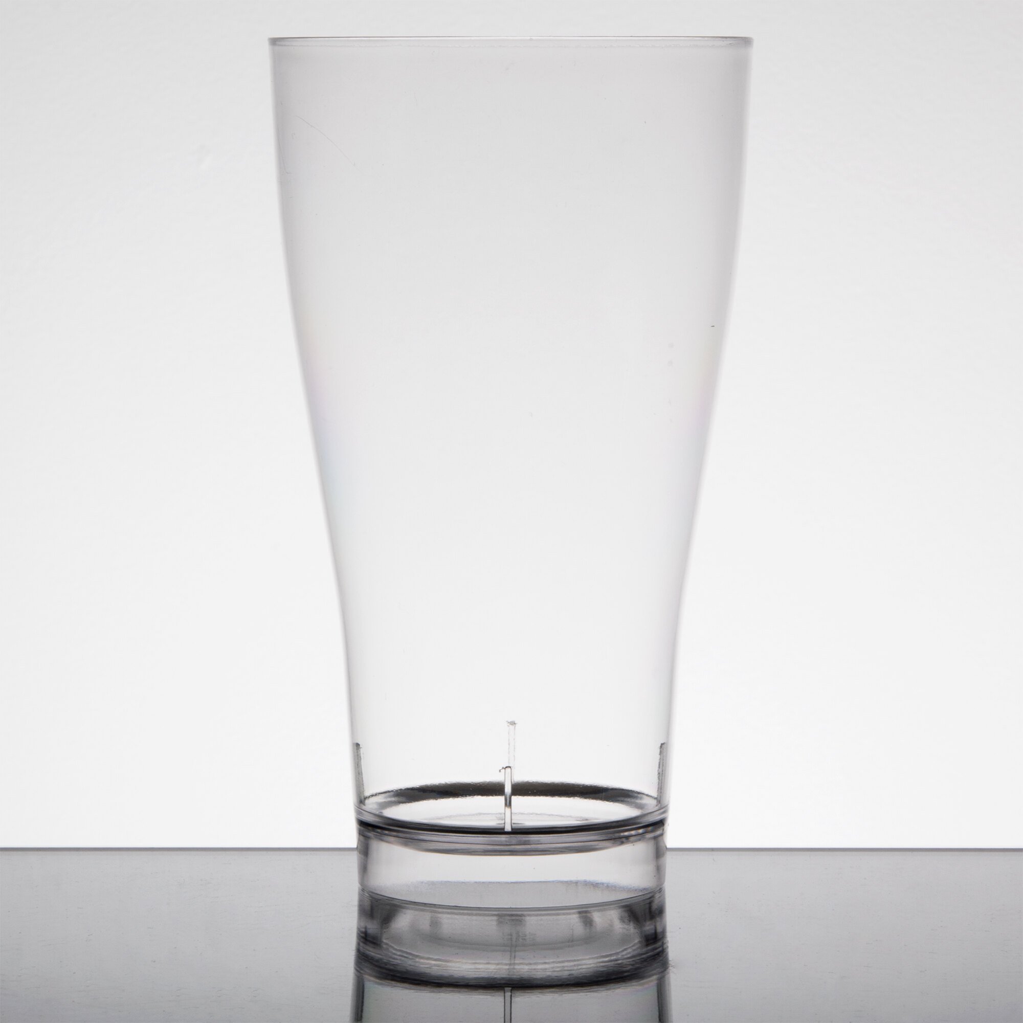 Fineline Quenchers 4514CL 14 oz. Clear Plastic Beer / Pilsner Glass