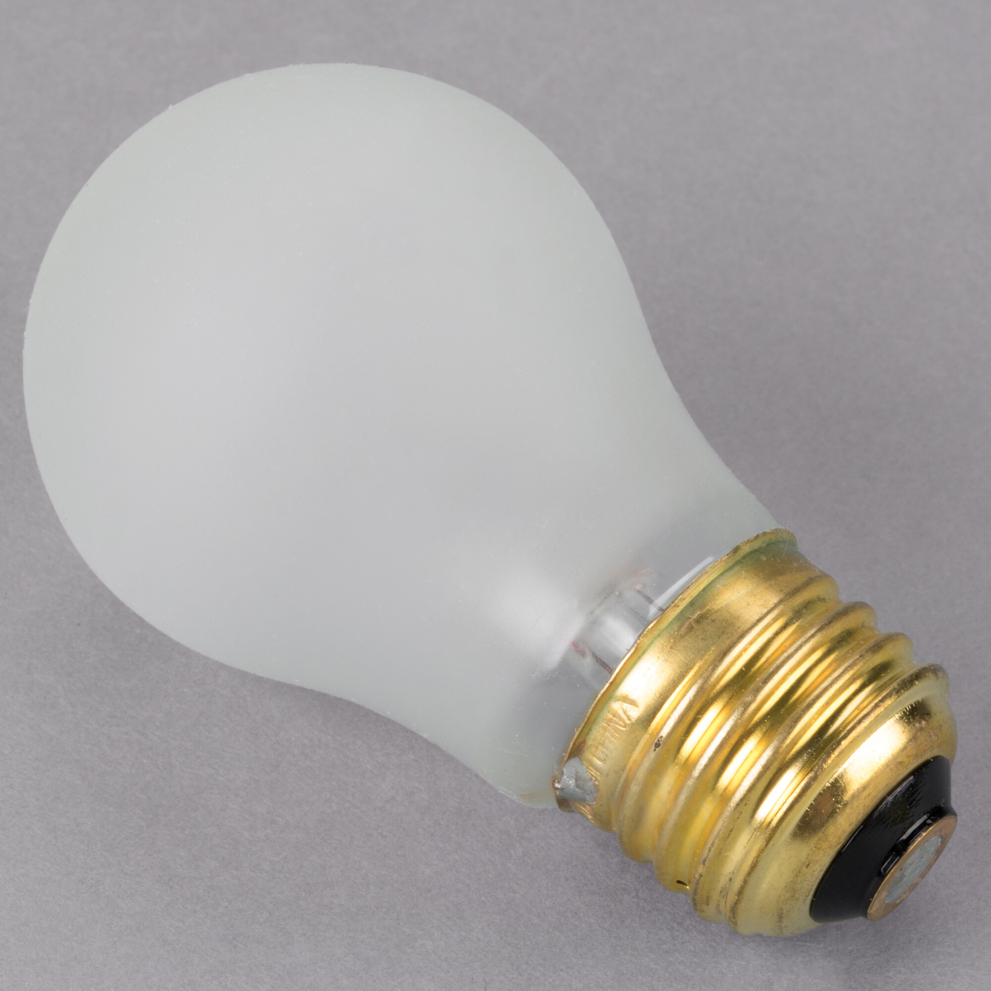 Satco S4882 60 Watt Frosted Shatterproof Finish Incandescent Rough Service Light Bulb 130V (A15)
