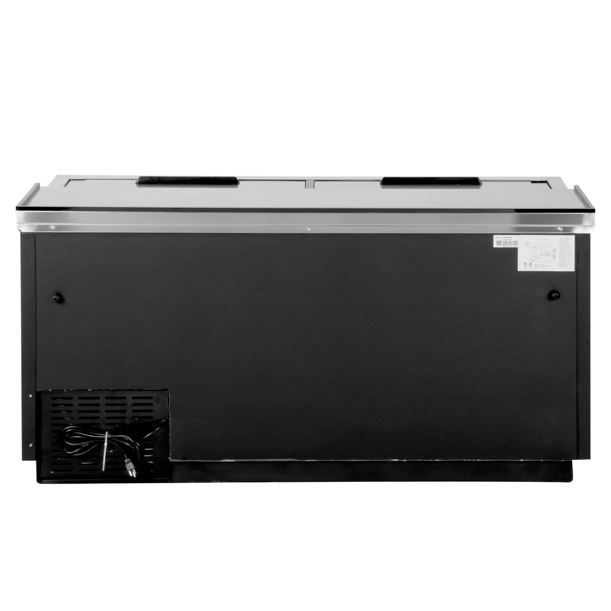 Avantco HBB65HC 65" Black Horizontal Bottle Cooler