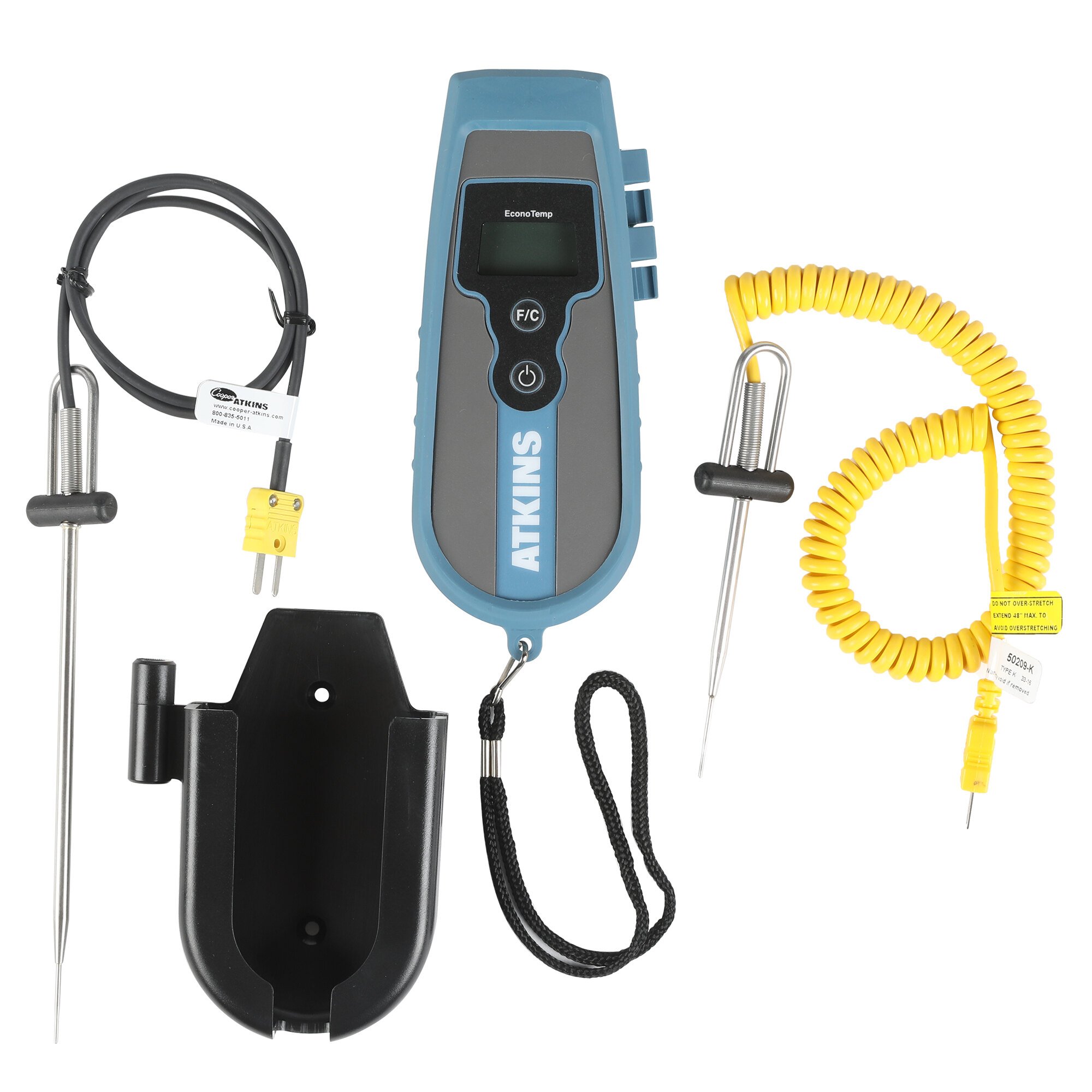 CooperAtkins 93233K EconoTemp Thermocouple Thermometer Kit with 3