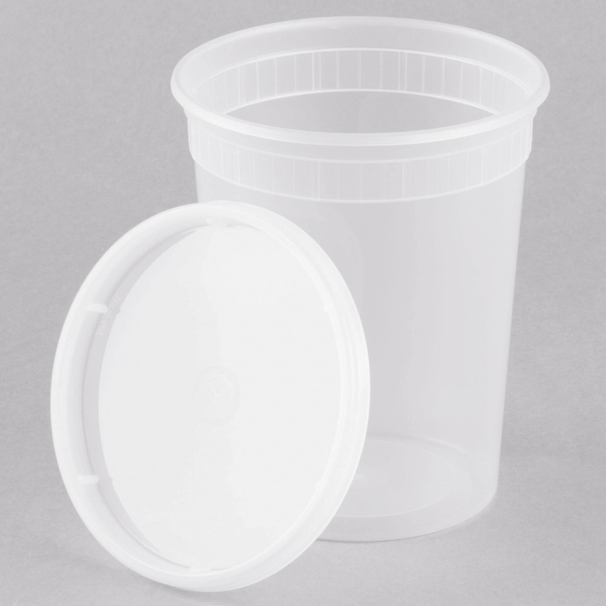 32 Oz Plastic Deli Containers With Lids 240 Case