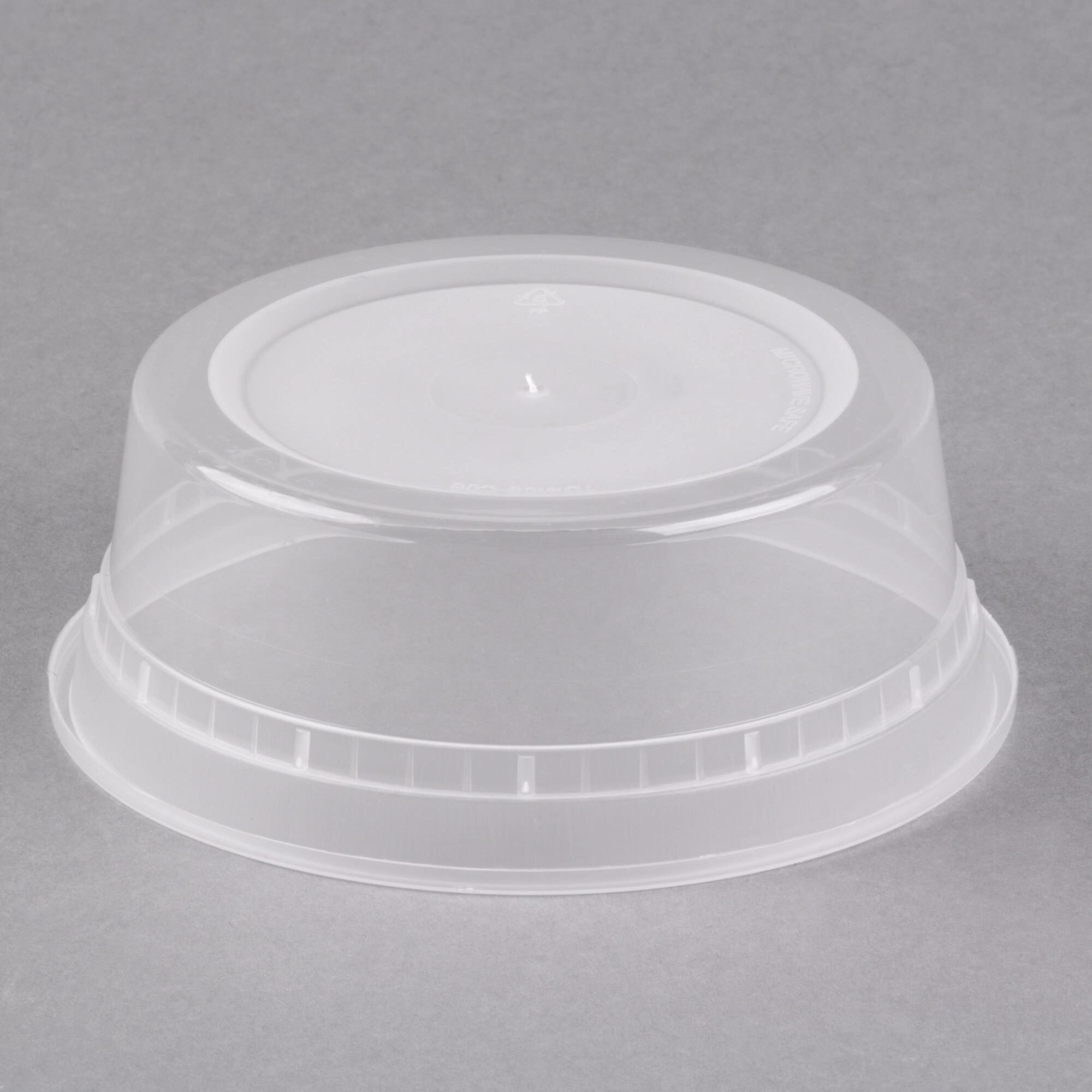 ChoiceHD 8 oz. Microwavable Translucent Plastic Deli Container 480/Case