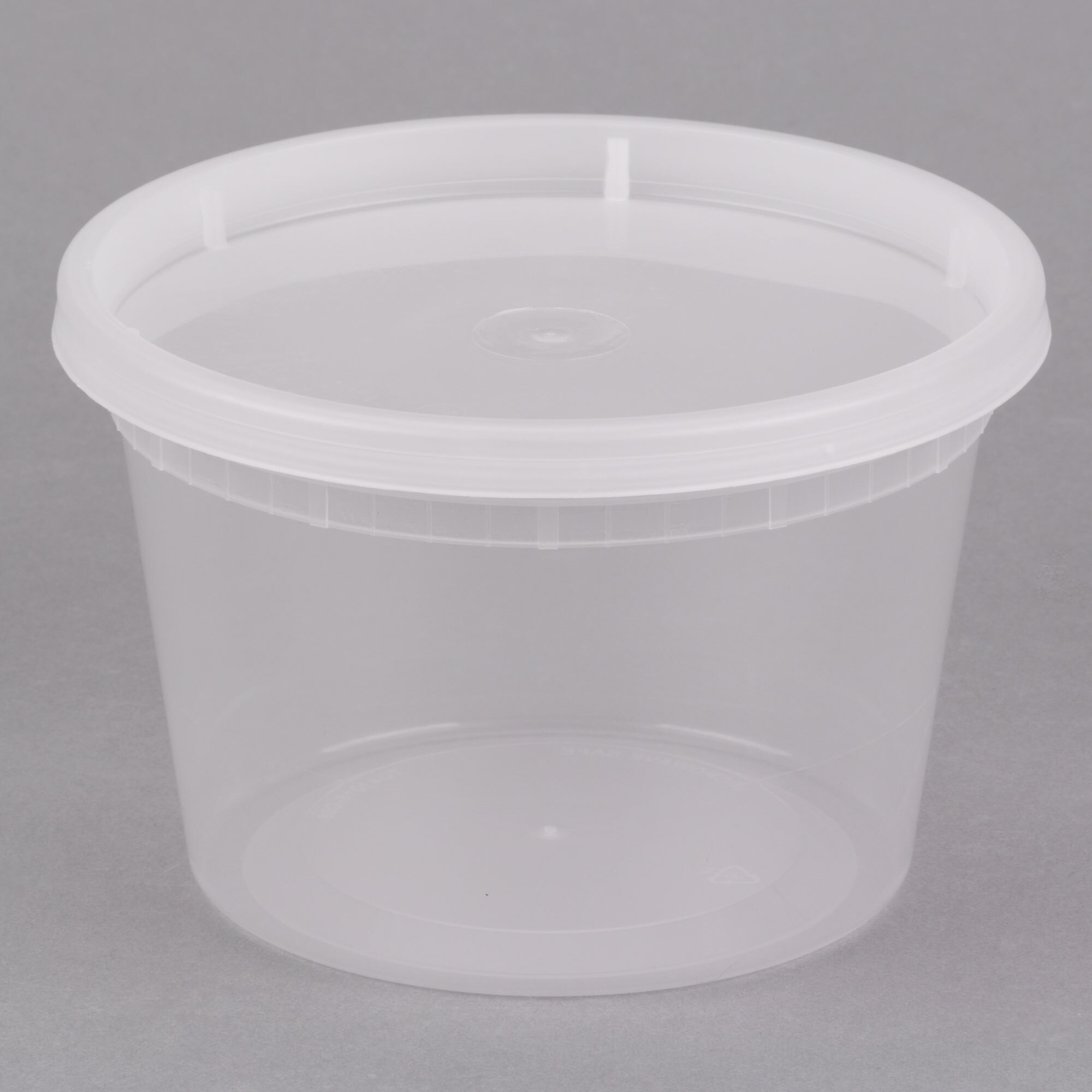 Plastic Deli Containers with Lids (240/Case)