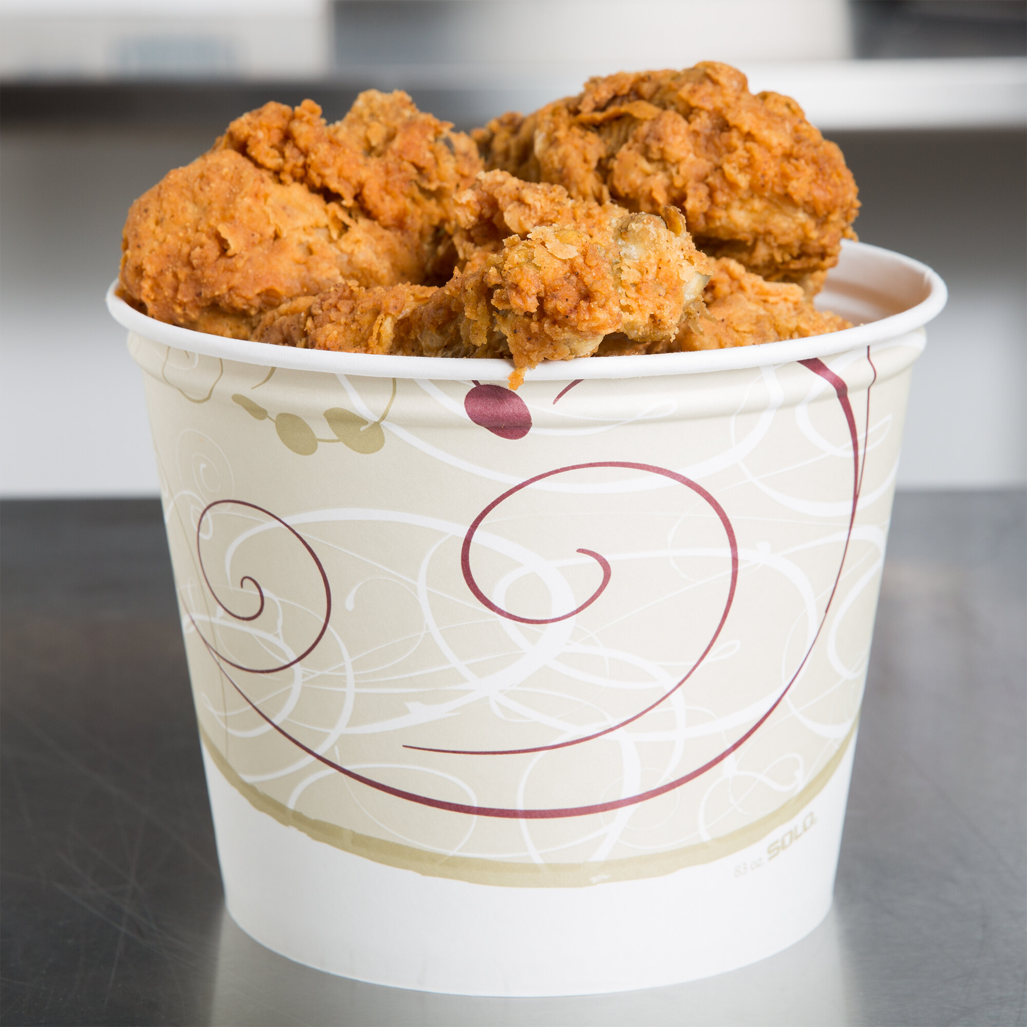 Solo 5T1GRJ8000 Symphony 5 lb. Paper Hot Food Bucket 100/Case