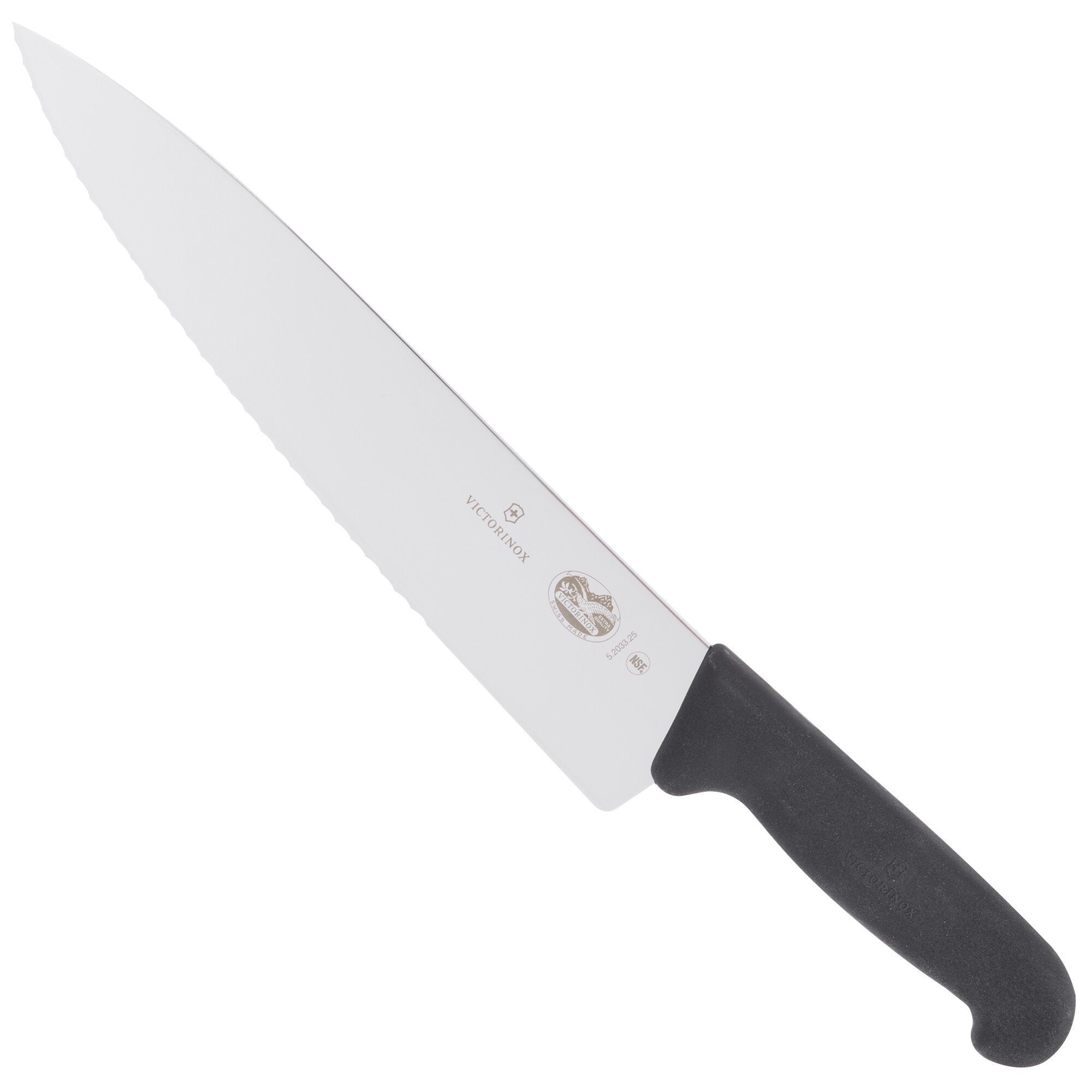 Victorinox 47721 10" Serrated / Straight Bread Knife with Fibrox Handle