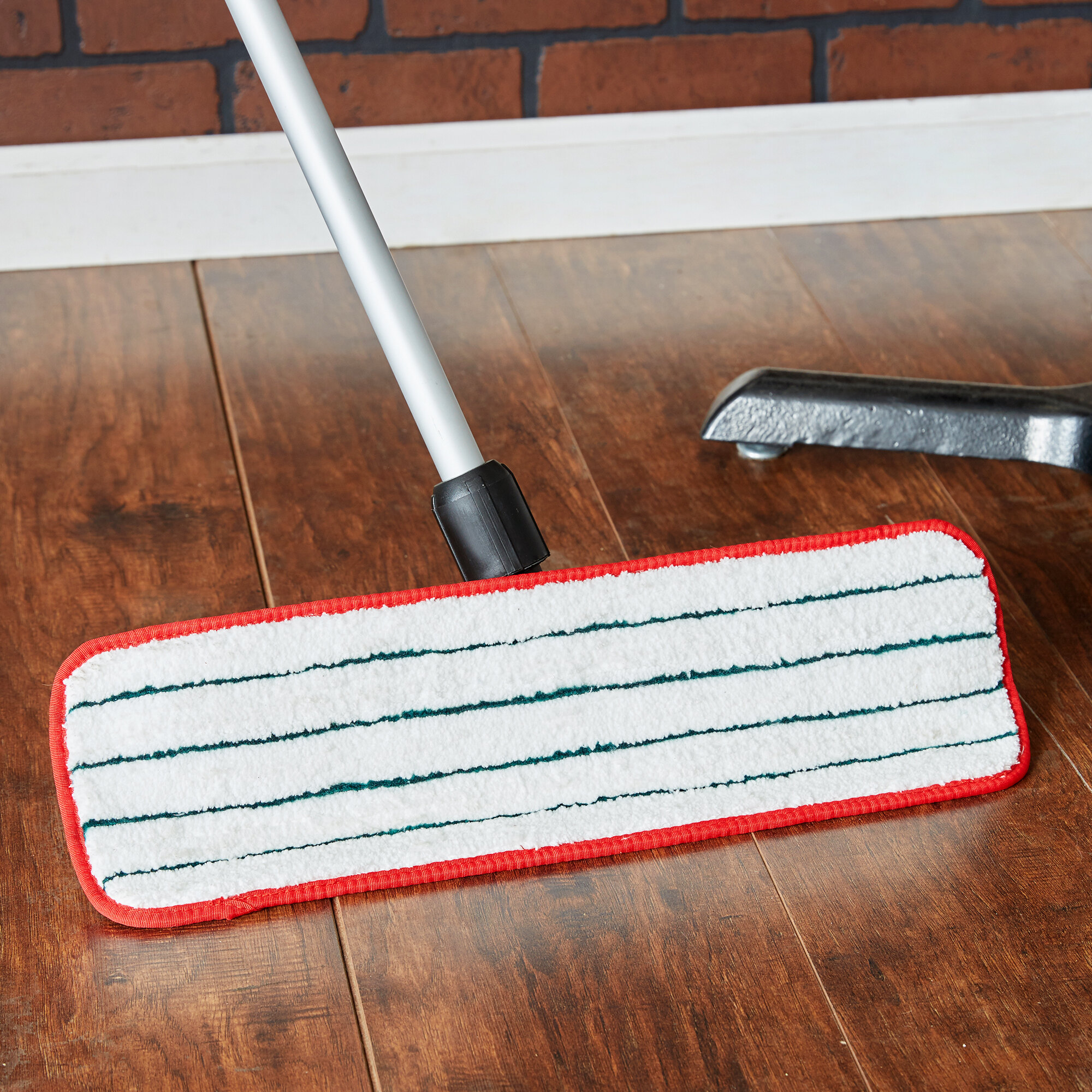 3M 59026 18" Red Easy Scrub Flat Mop Pad 10/Pack