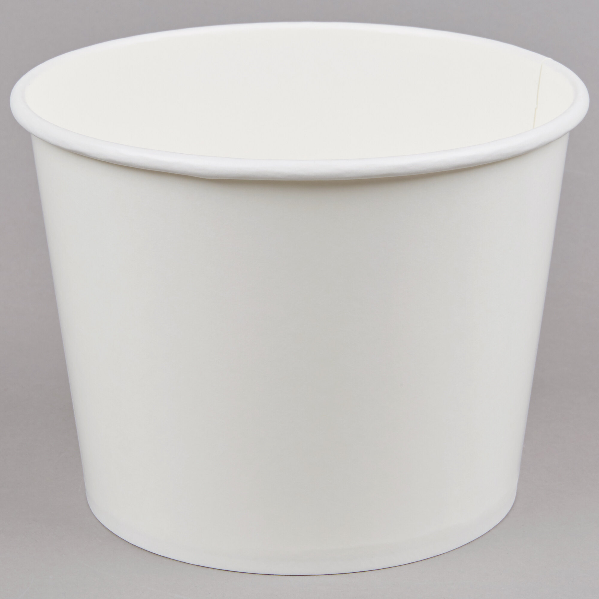 Lavex Lodging 5 lb. White Disposable Paper Ice Bucket 150/Case