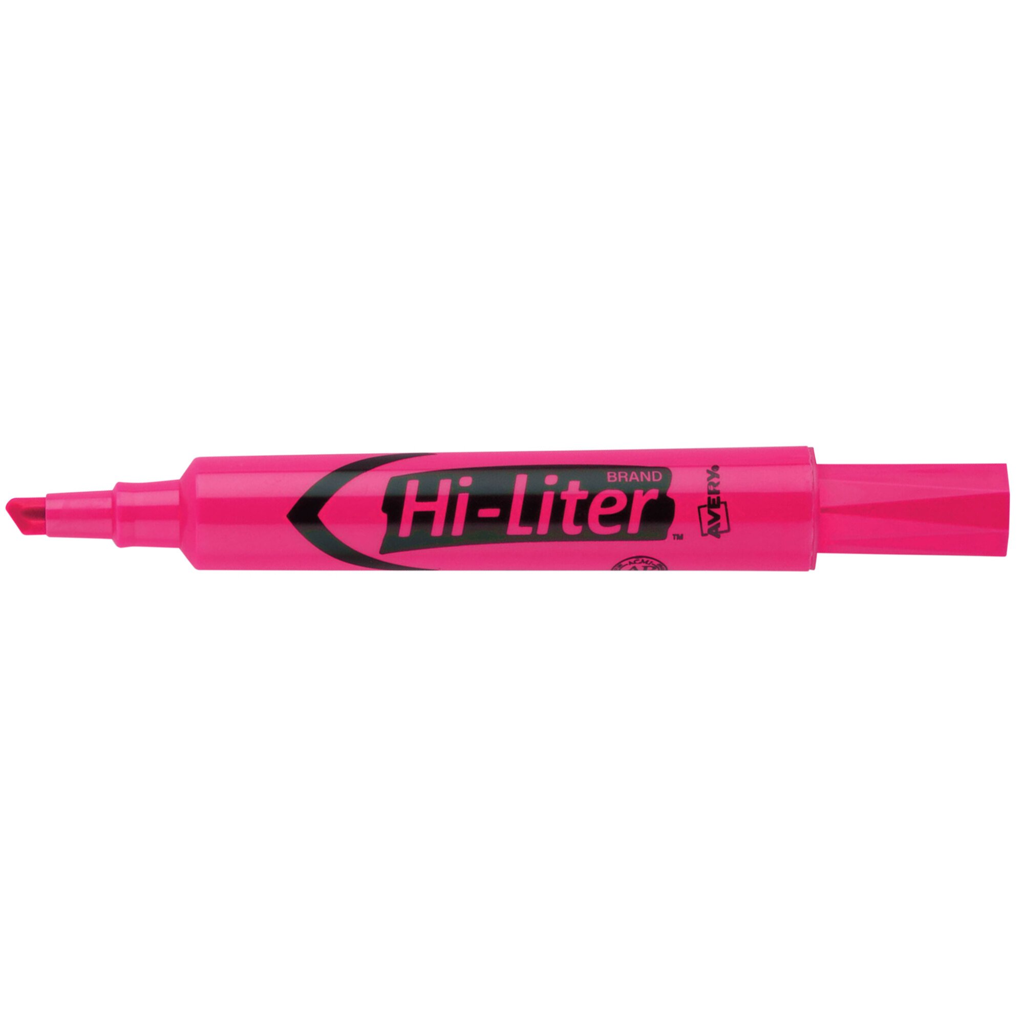 Avery 24010 HiLiter® Fluorescent Pink Chisel Tip Desk Style