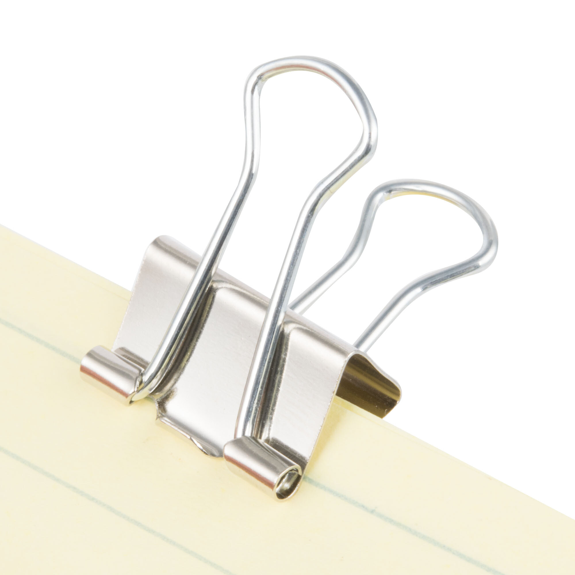 Universal UNV11240 3/8" Capacity Silver Small Binder Clip 40/Pack