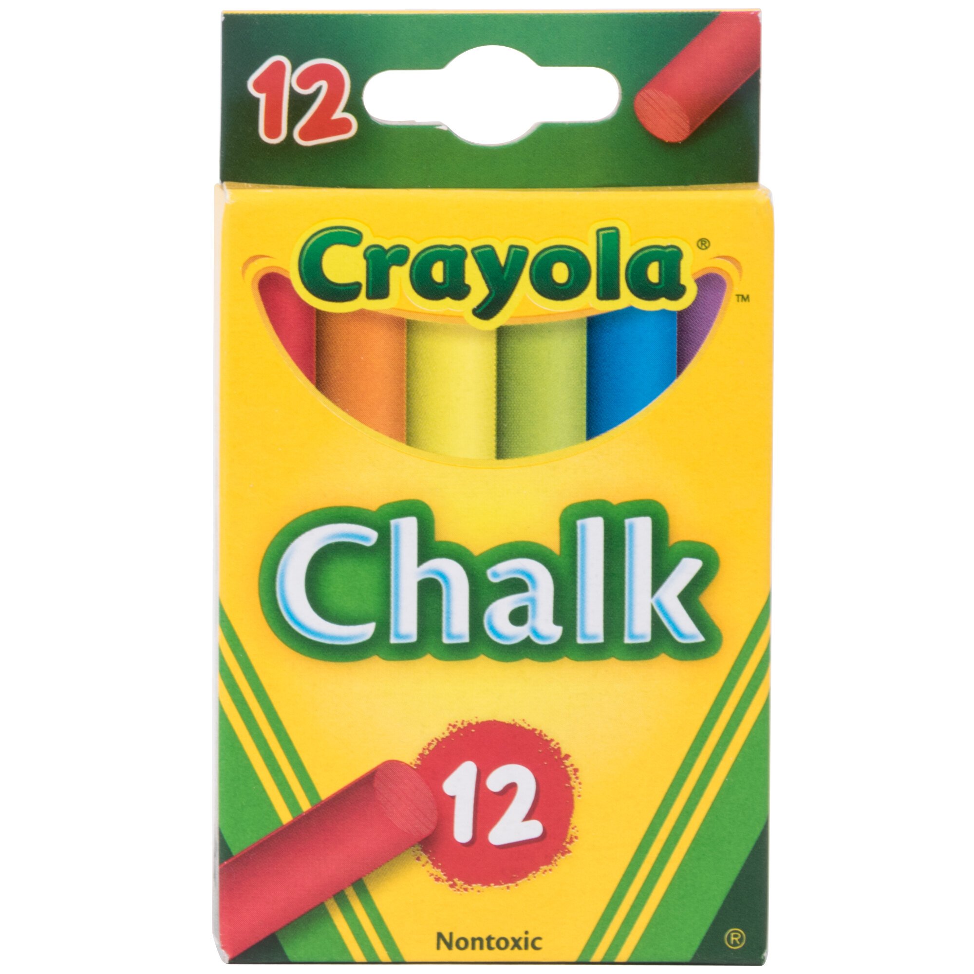 Crayola 510816 6 Assorted Colors Drawing Chalk - 12/Box | Crayola CYO510816