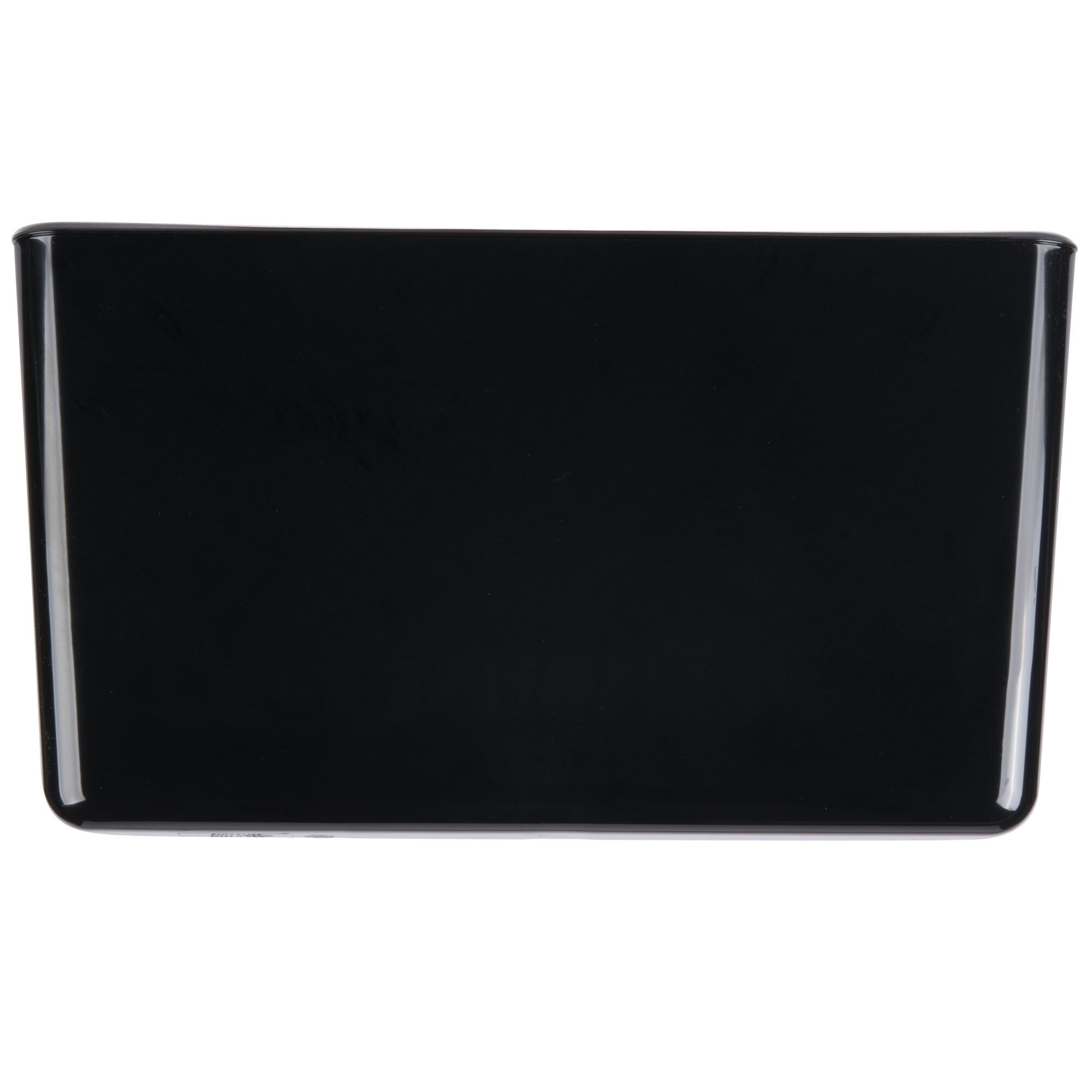 Universal UNV08121 Black Plastic Three Pocket Recycled Wall File, Letter