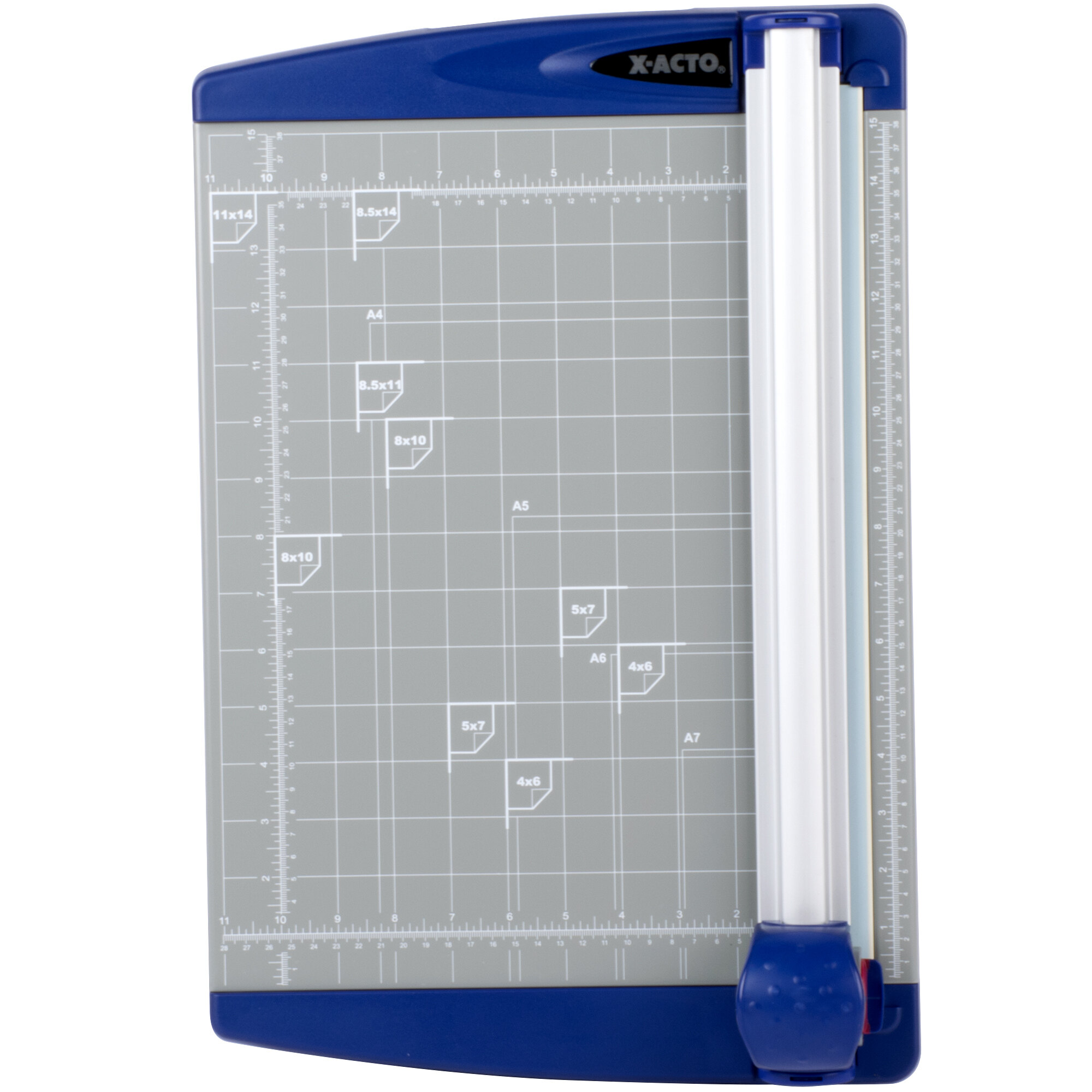 XActo 26455 11" x 15" 10 Sheet Rotary Paper Trimmer with Metal Base