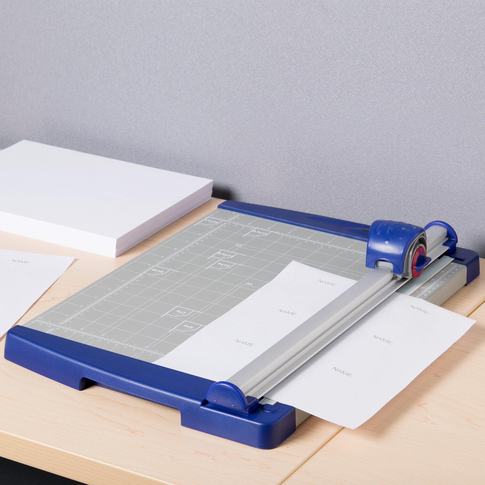 XActo 26455 11" x 15" 10 Sheet Rotary Paper Trimmer with Metal Base