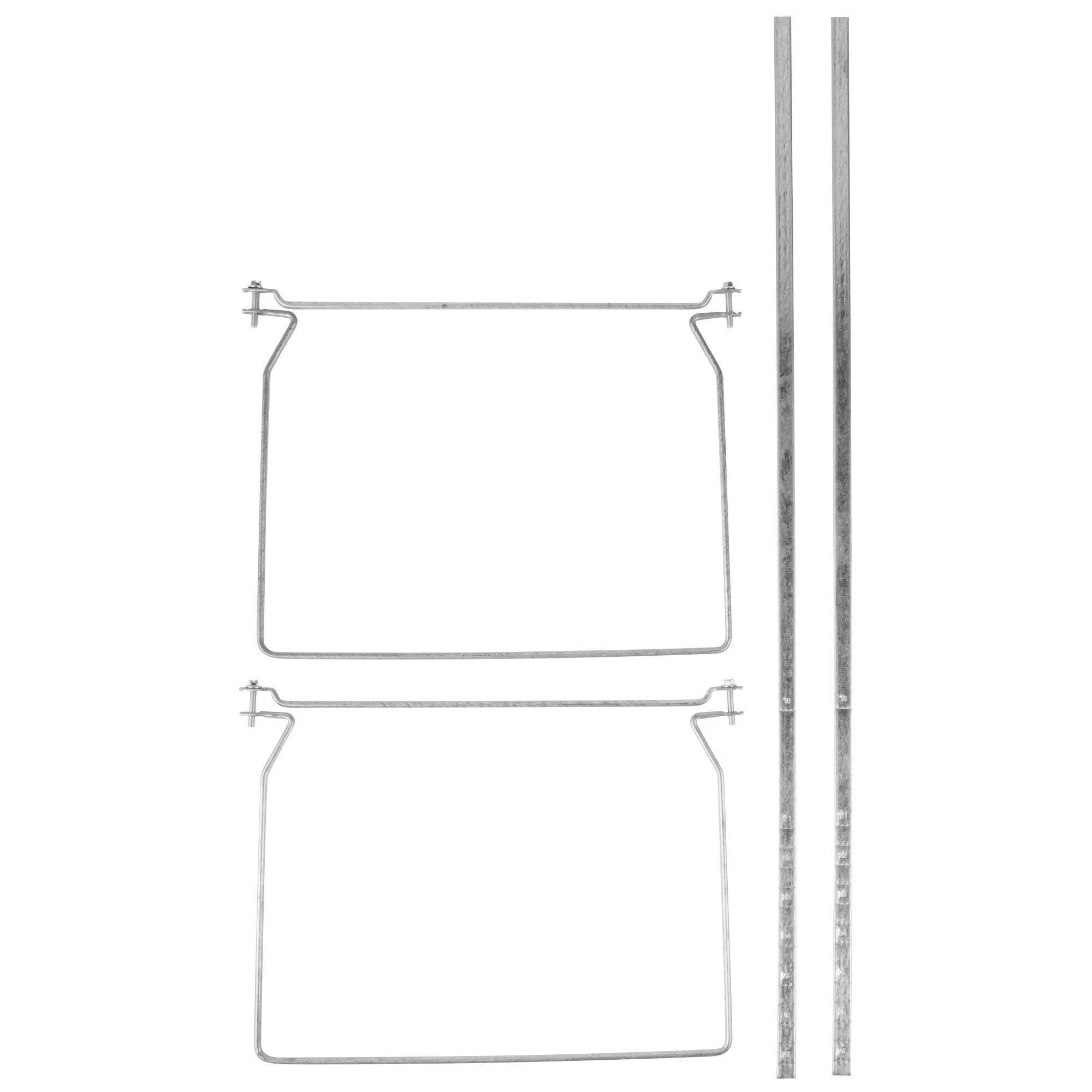 Universal UNV17000 23" 26 3/4" Adjustable Steel Hanging File Folder