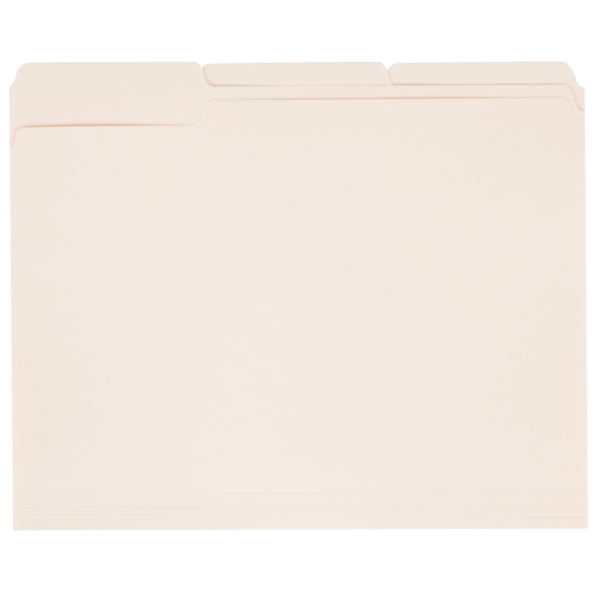 Universal UNV12113 Letter Size File Folder - Standard Height with 1/3 ...