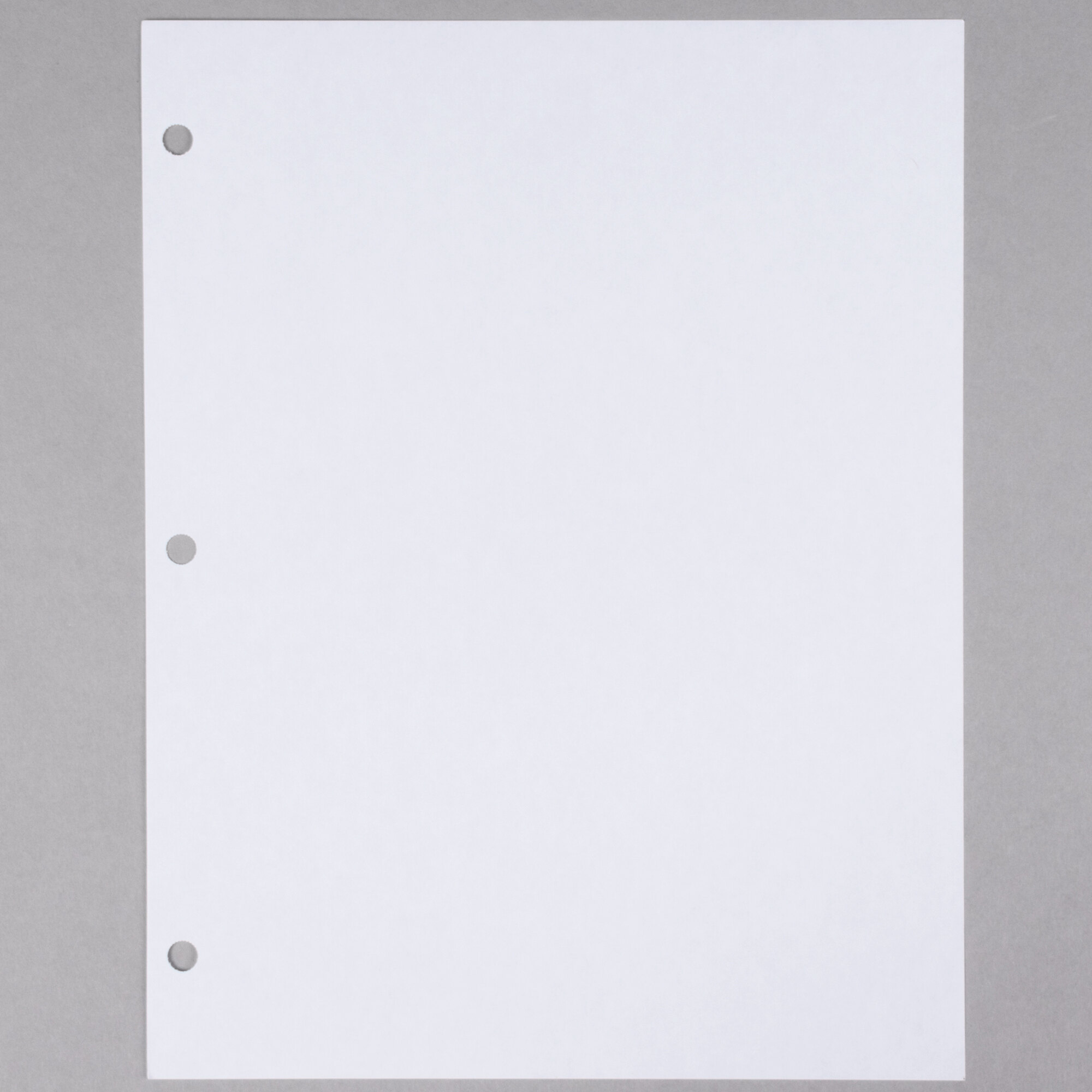Universal Office UNV28230 8 1/2" x 11" White 3Hole Punched Case of 20