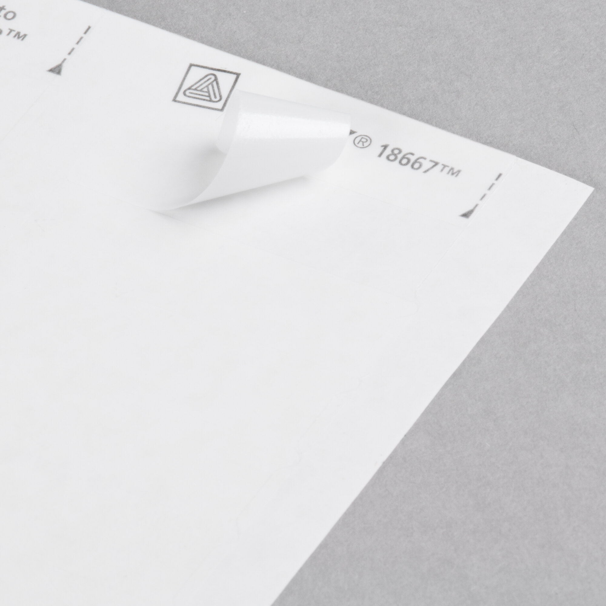 Avery 18667 Easy Peel 1/2" x 1 3/4" Clear Inkjet Printer Return Address Labels 800/Pack