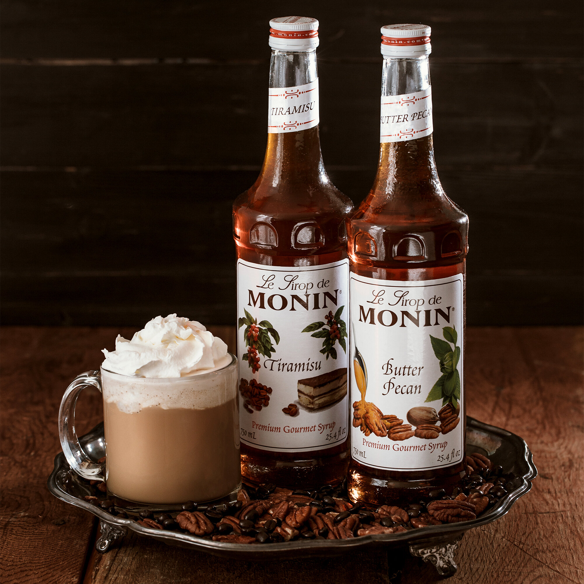 Monin Butter Pecan Coffee Syrup 750 mL